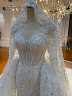 Luxury Beaded Mermaid Wedding Dress
