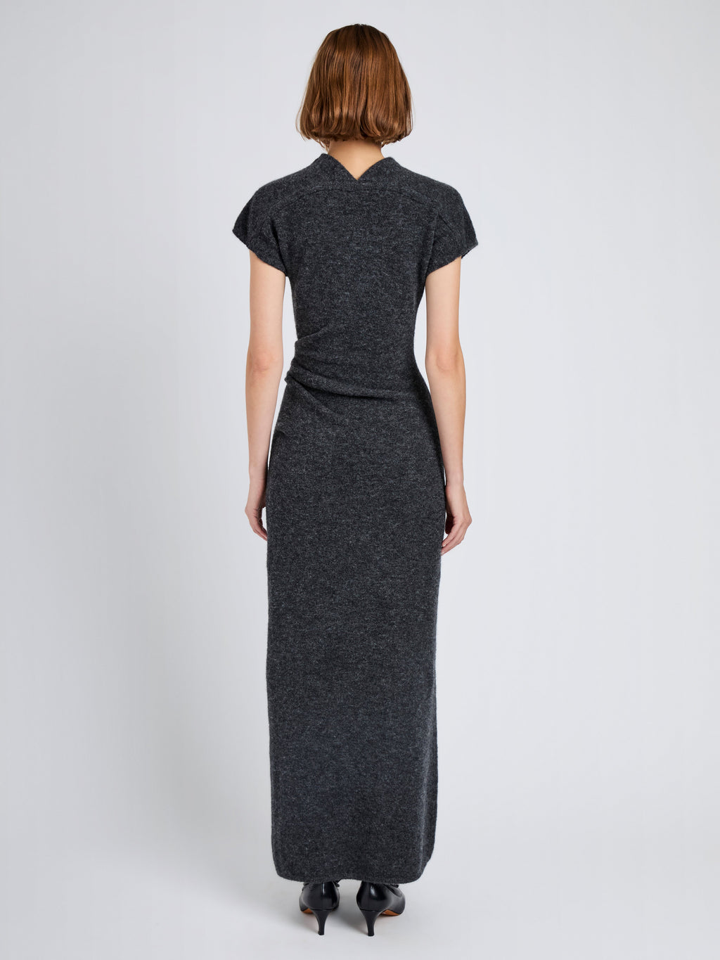 Ava Women's Ankle-Length Dress | Clean Boiled Wool, Slim Fit 3