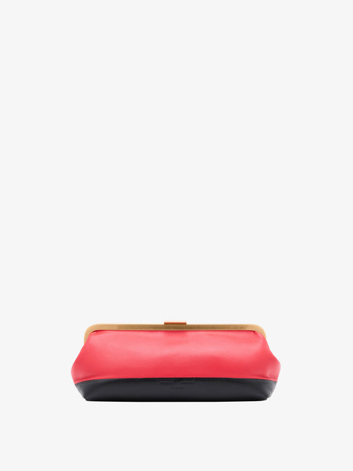 Ava Women's Clutch Bag | Striped Nappa Leather, Elegant Hand-held 0
