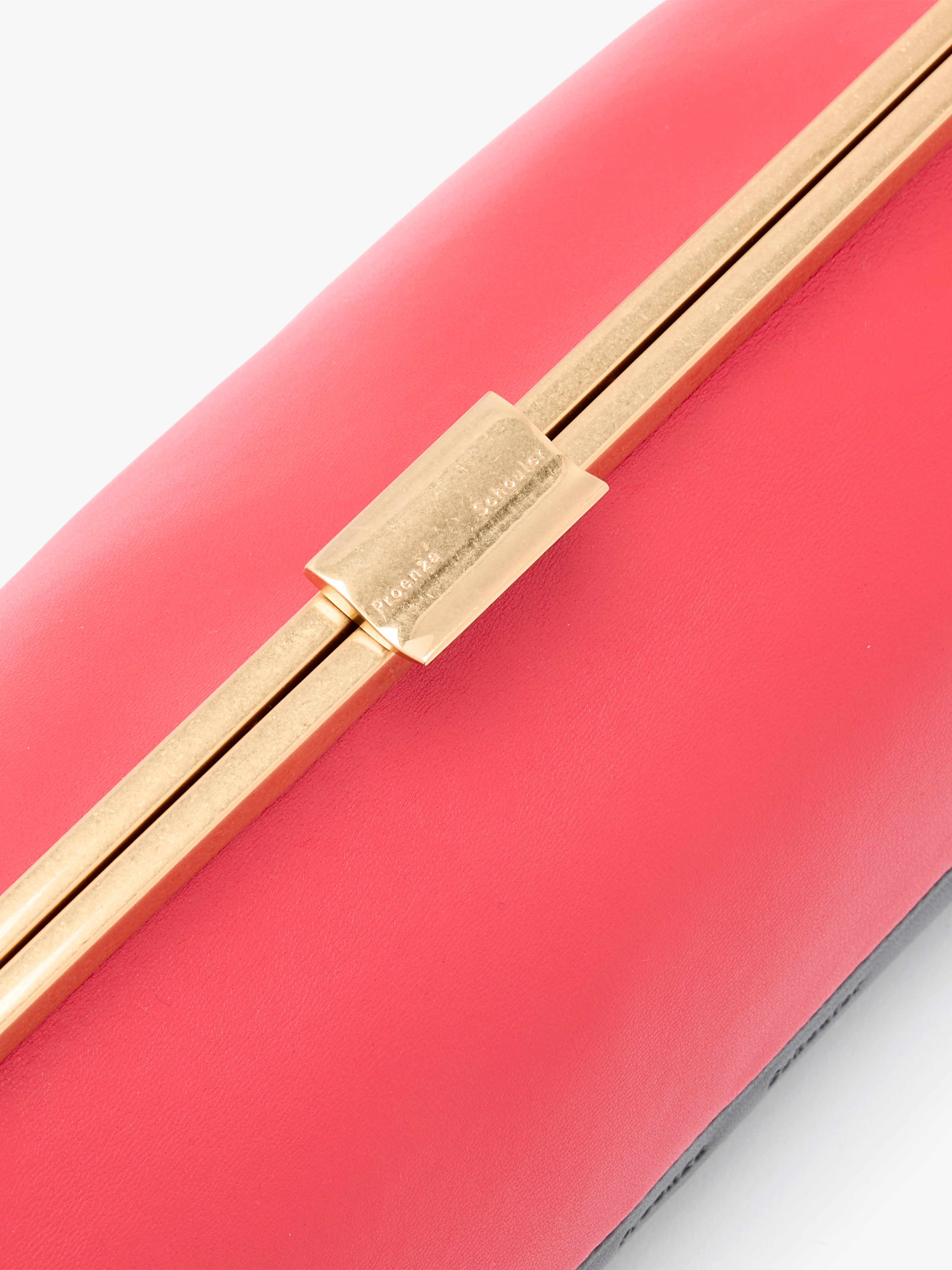 Ava Women's Clutch Bag | Striped Nappa Leather, Elegant Hand-held 4
