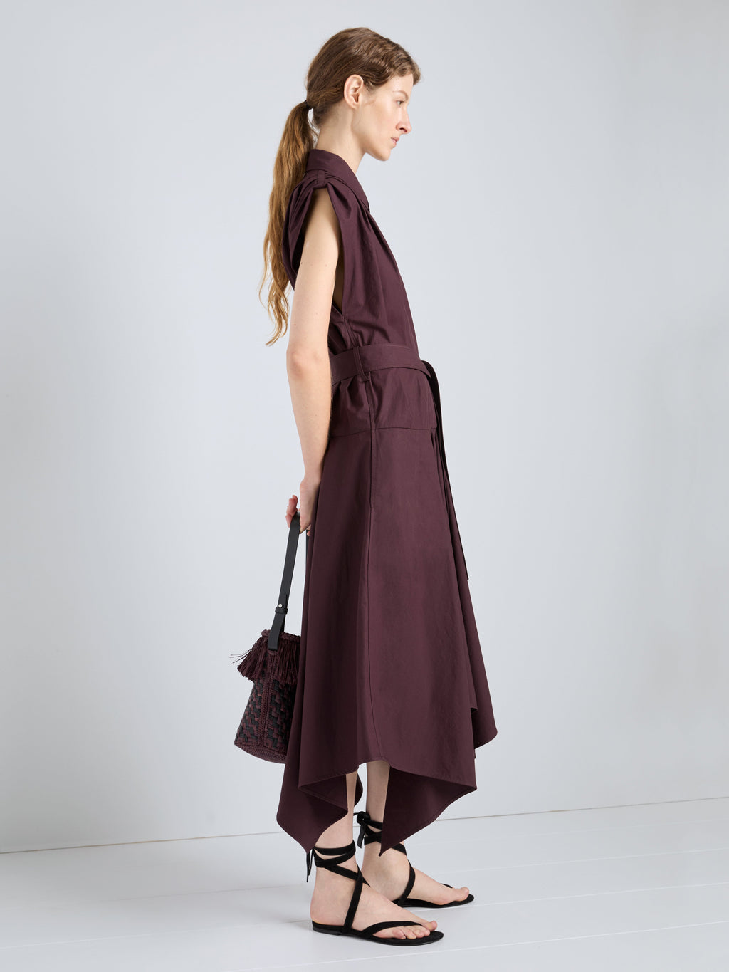 Ava Women's Dress | 100% Cotton, Asymmetrical Hem 5