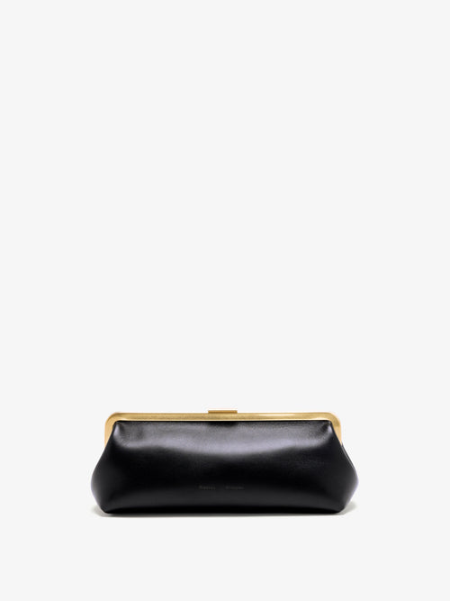 Ava Women's Gold Clutch Bag | Nappa Leather, Vintage Design 0