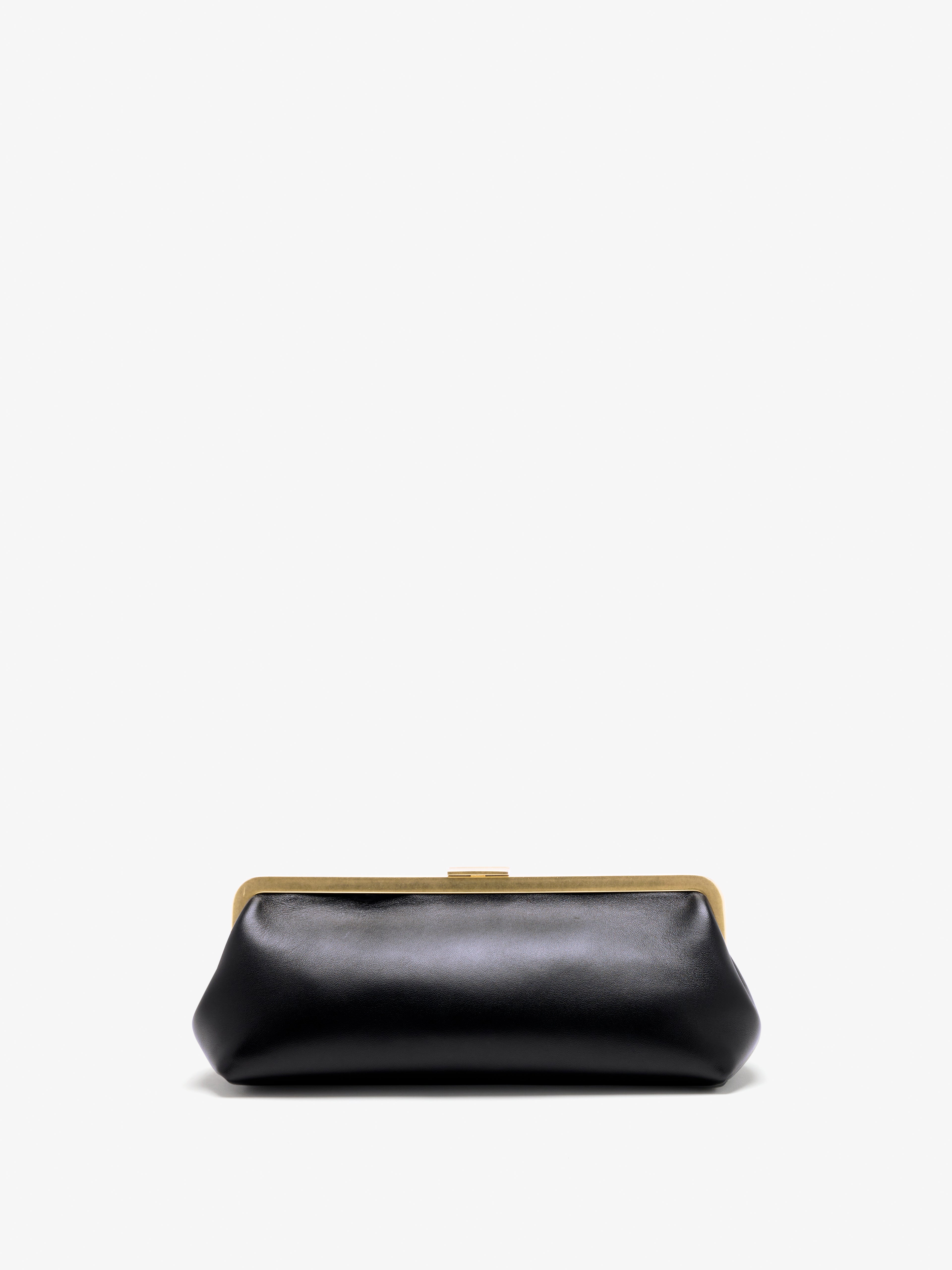 Ava Women's Gold Clutch Bag | Nappa Leather, Vintage Design 3