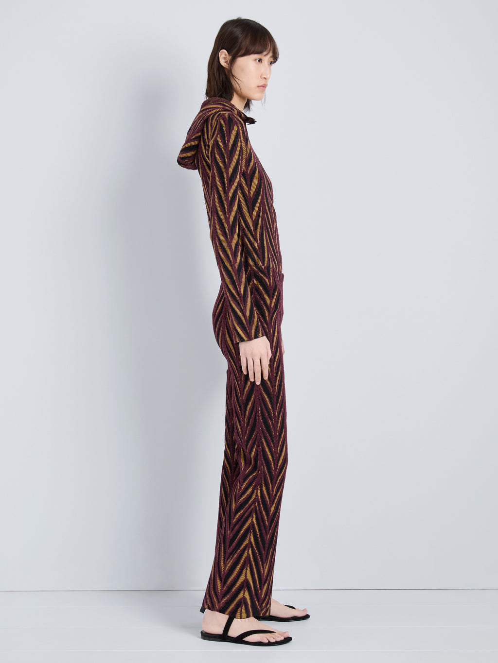 Ava Women's Pant | Marble Jacquard, Mid-Rise 3
