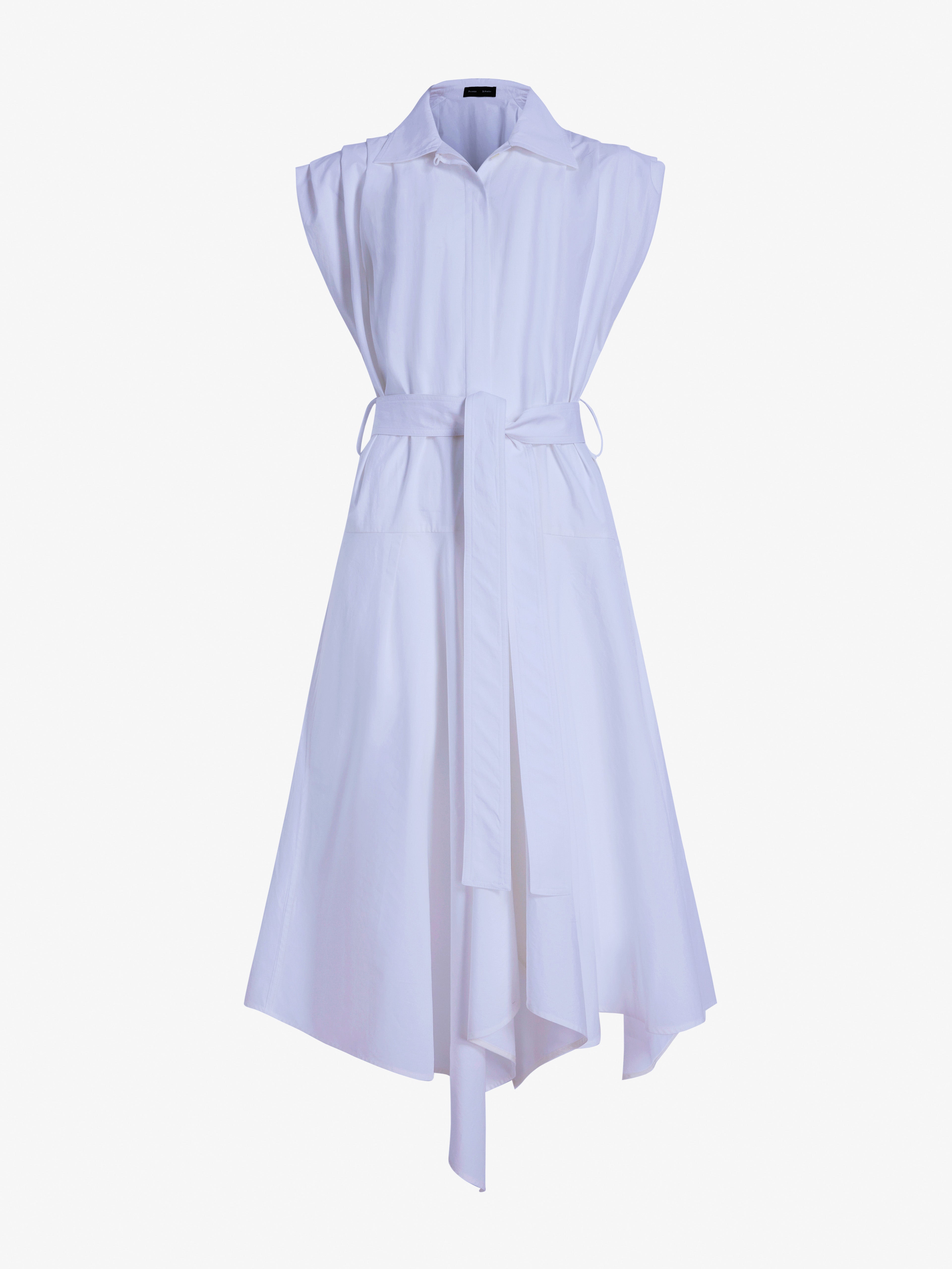 Ava Women's Shirt Dress | 100% Cotton, Asymmetrical Hem 0