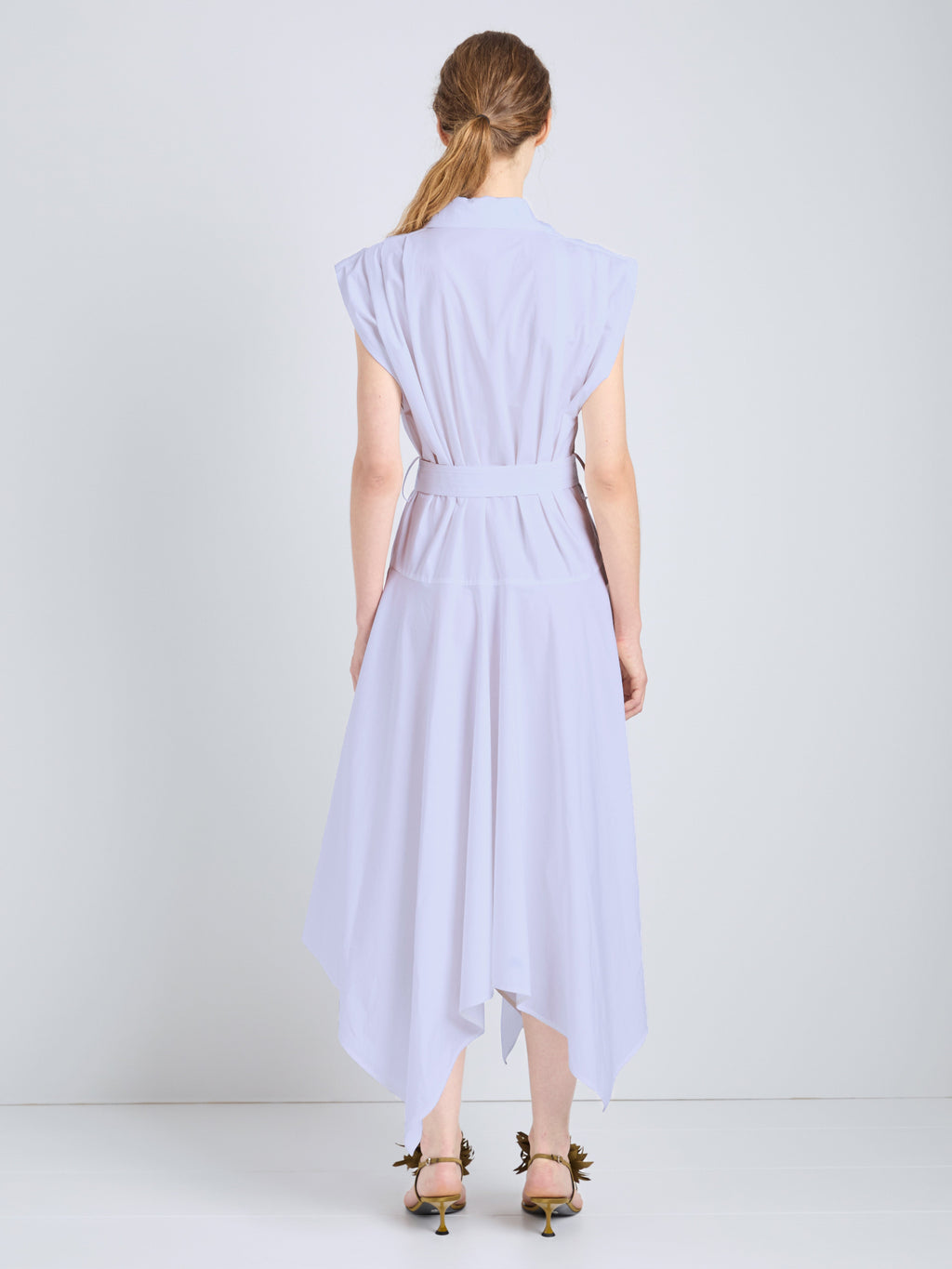 Ava Women's Shirt Dress | 100% Cotton, Asymmetrical Hem 3