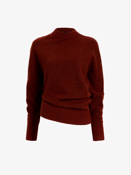 Ava Women's Top | Clean Boiled Wool, Slouchy Silhouette 0