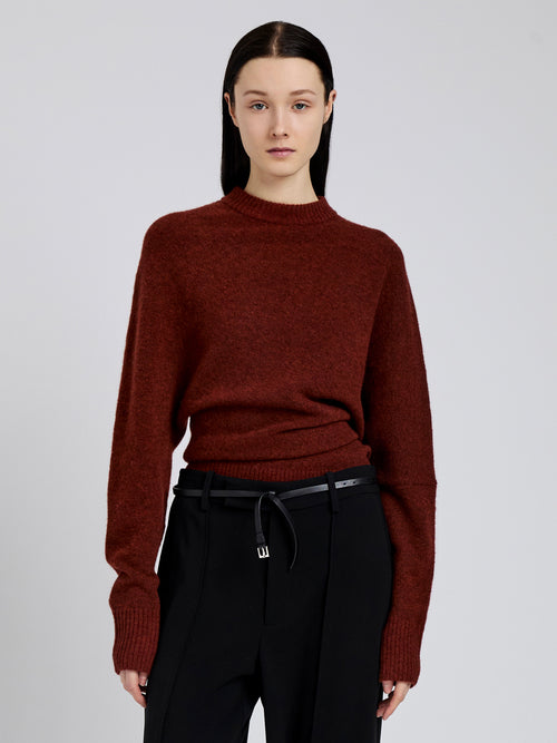 Ava Women's Top | Clean Boiled Wool, Slouchy Silhouette 1