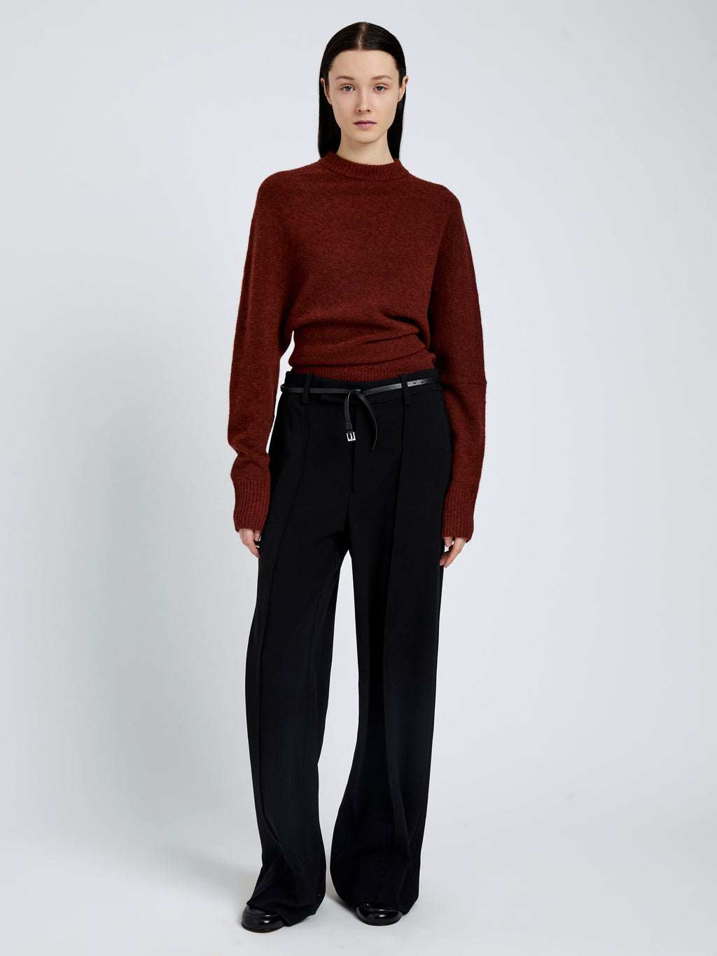 Ava Women's Top | Clean Boiled Wool, Slouchy Silhouette 2