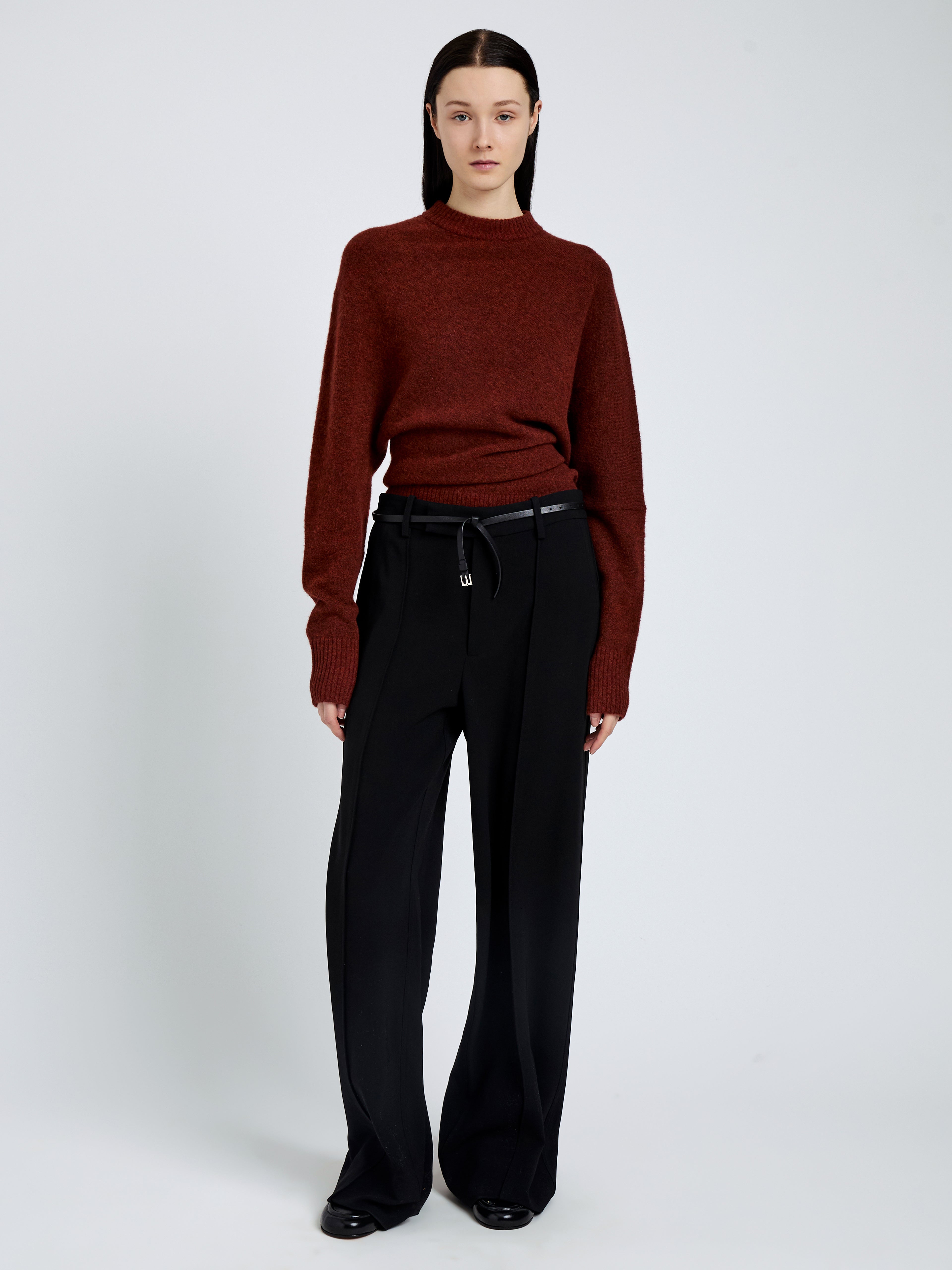 Ava Women's Top | Clean Boiled Wool, Slouchy Silhouette 2