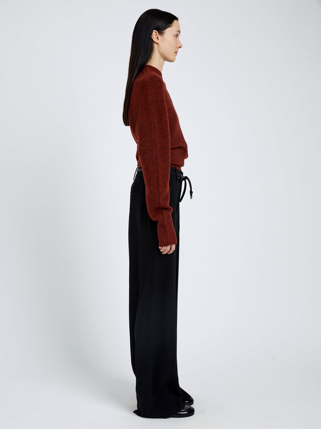 Ava Women's Top | Clean Boiled Wool, Slouchy Silhouette 3