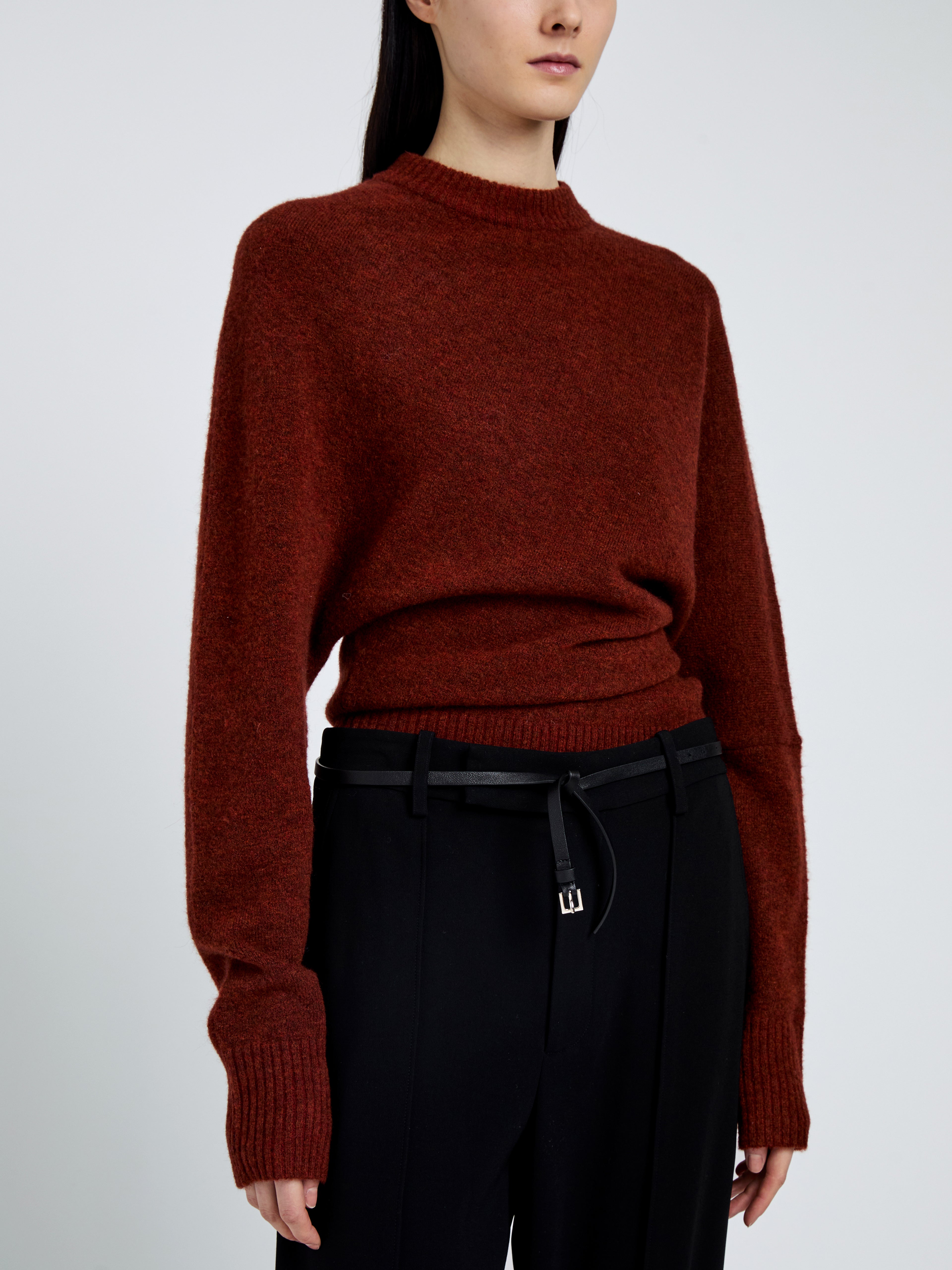 Ava Women's Top | Clean Boiled Wool, Slouchy Silhouette 5