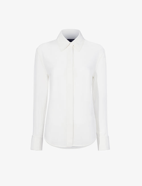 Ava Women's Top | Eco Silk, Slim Fit Blouse 0