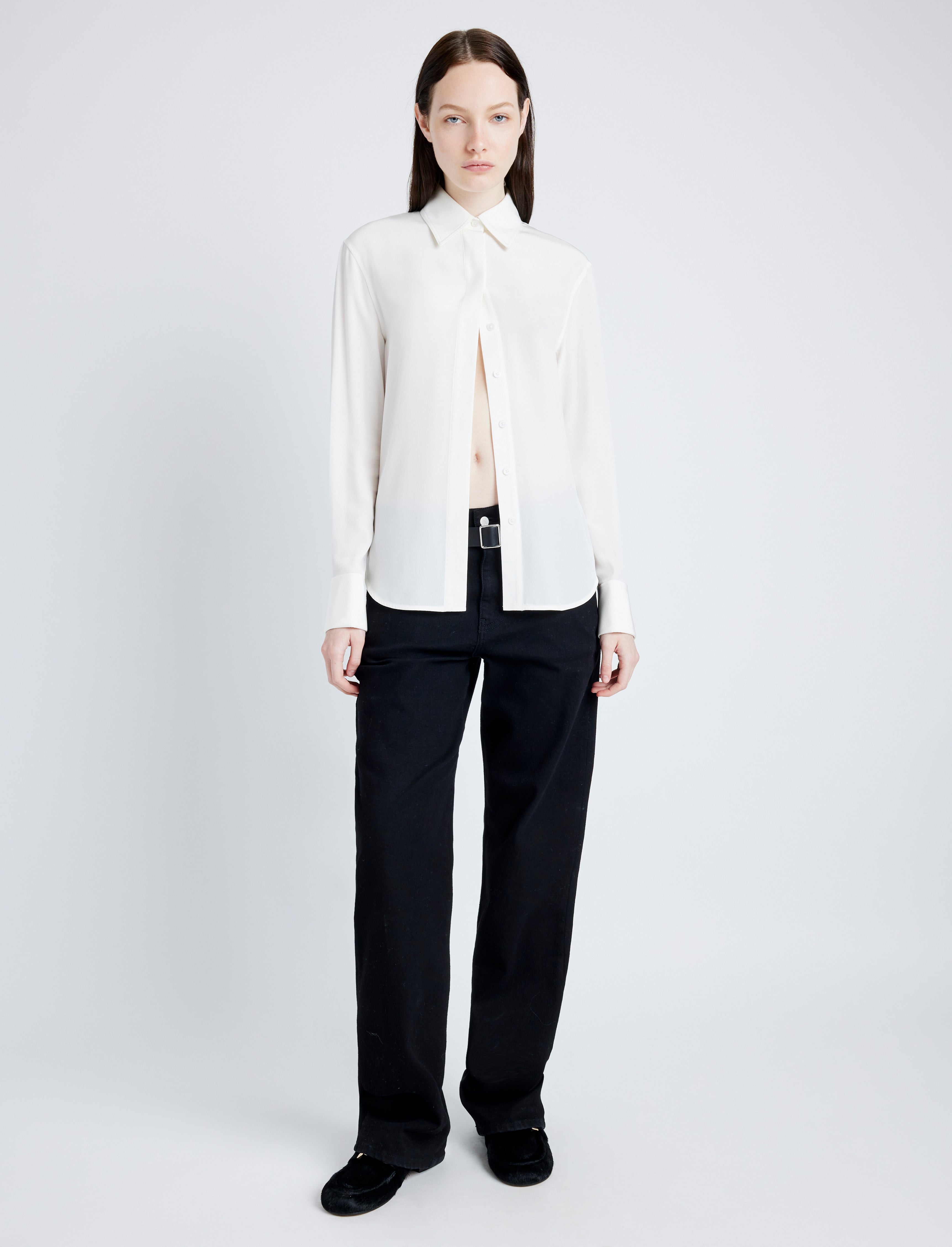 Ava Women's Top | Eco Silk, Slim Fit Blouse 2