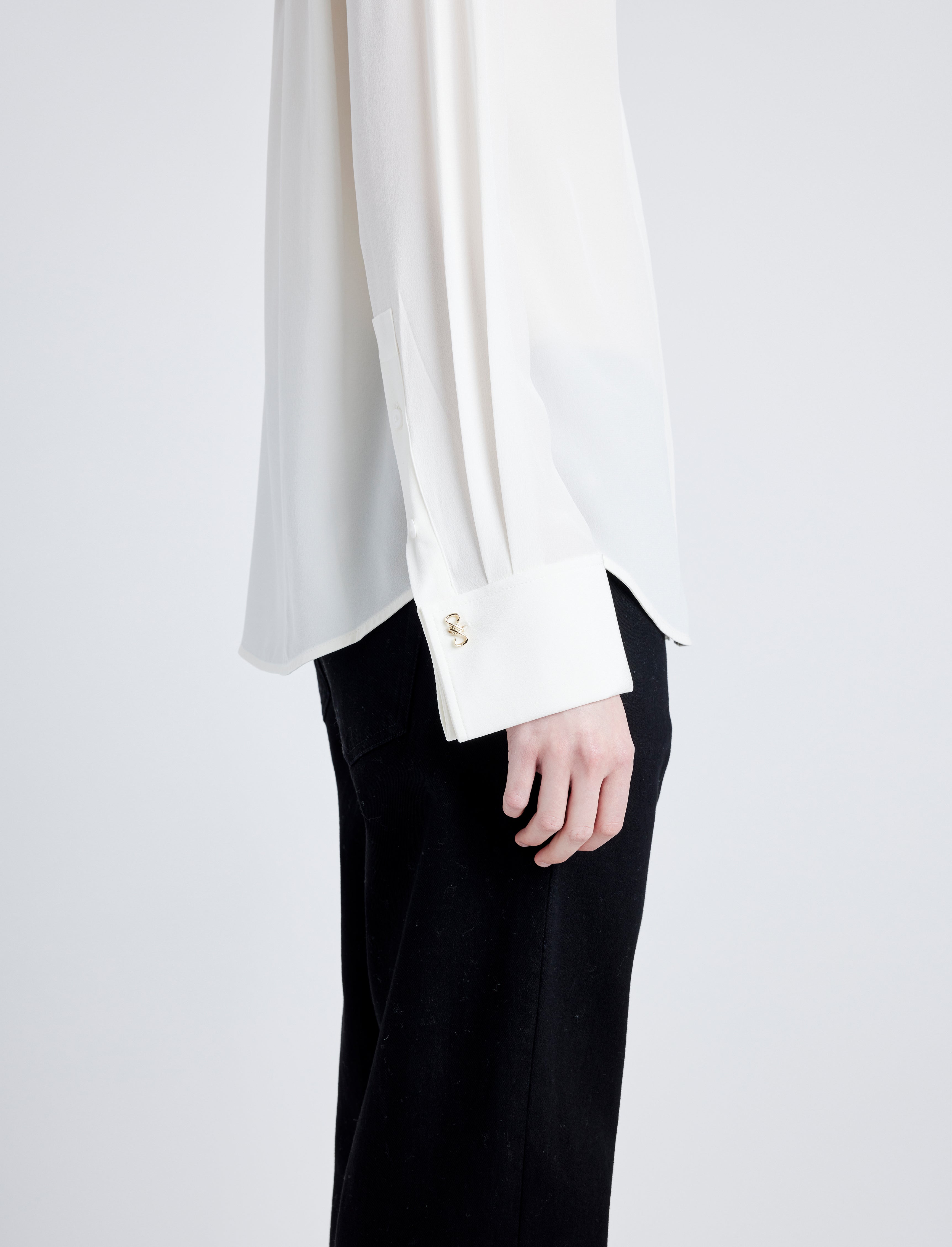 Ava Women's Top | Eco Silk, Slim Fit Blouse 5