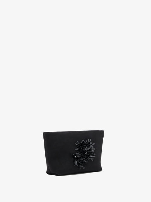 Brianna Women's Clutch | Embroidered Compact Crepe 1
