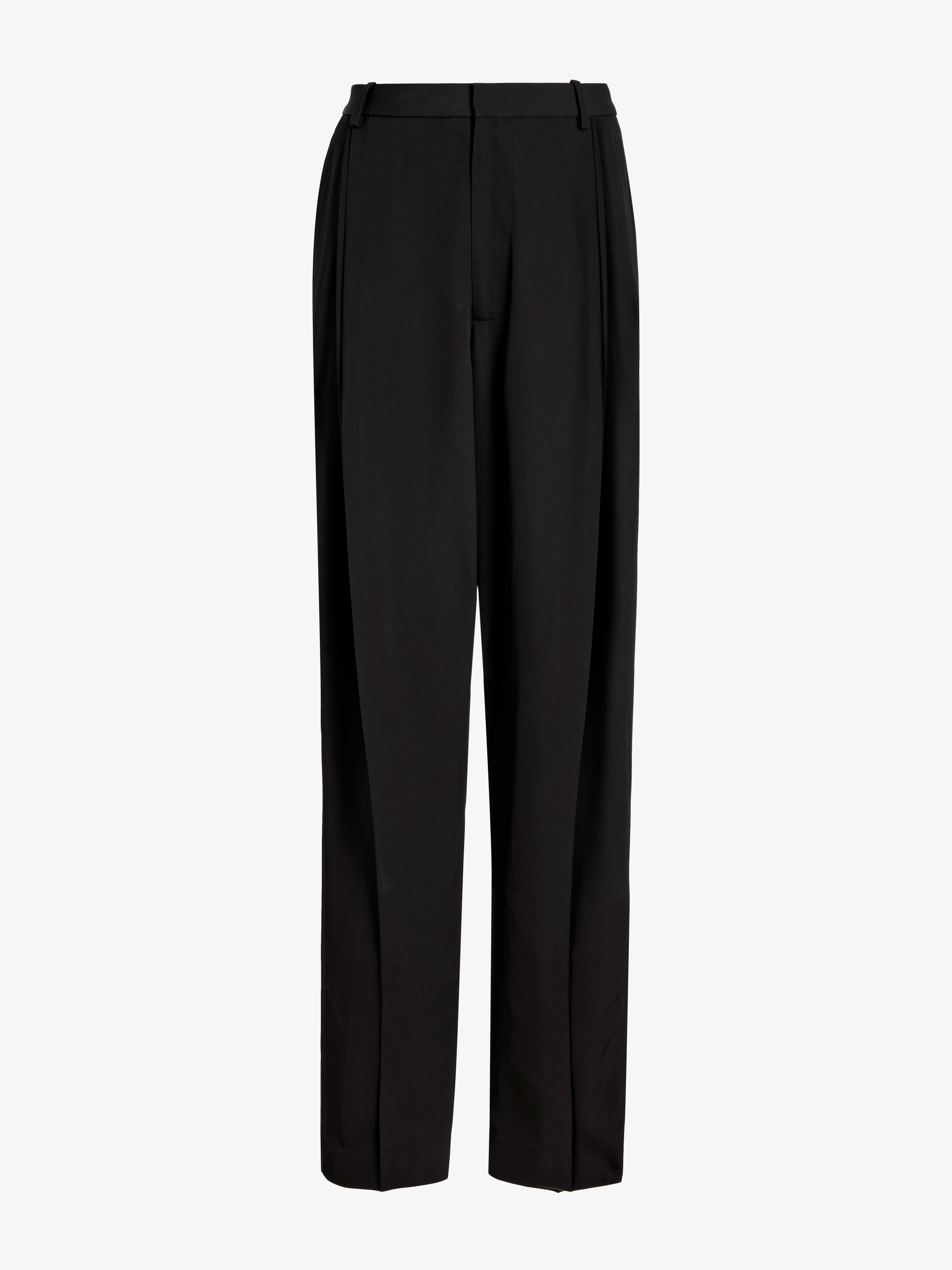 Clementina Women's Trousers | Oversized Viscose Twill 0