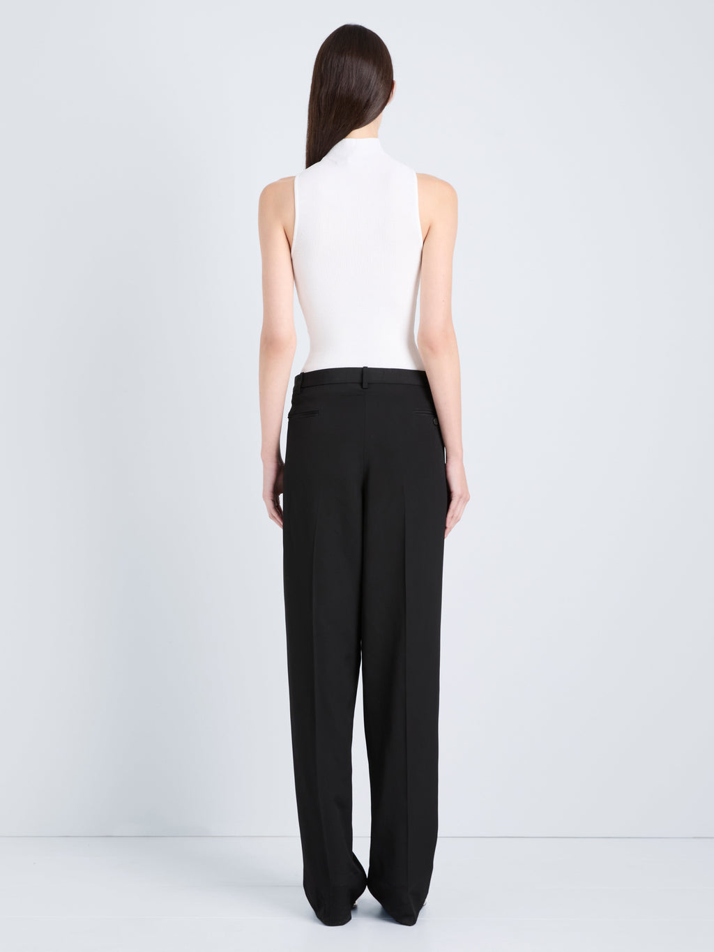 Clementina Women's Trousers | Oversized Viscose Twill 3