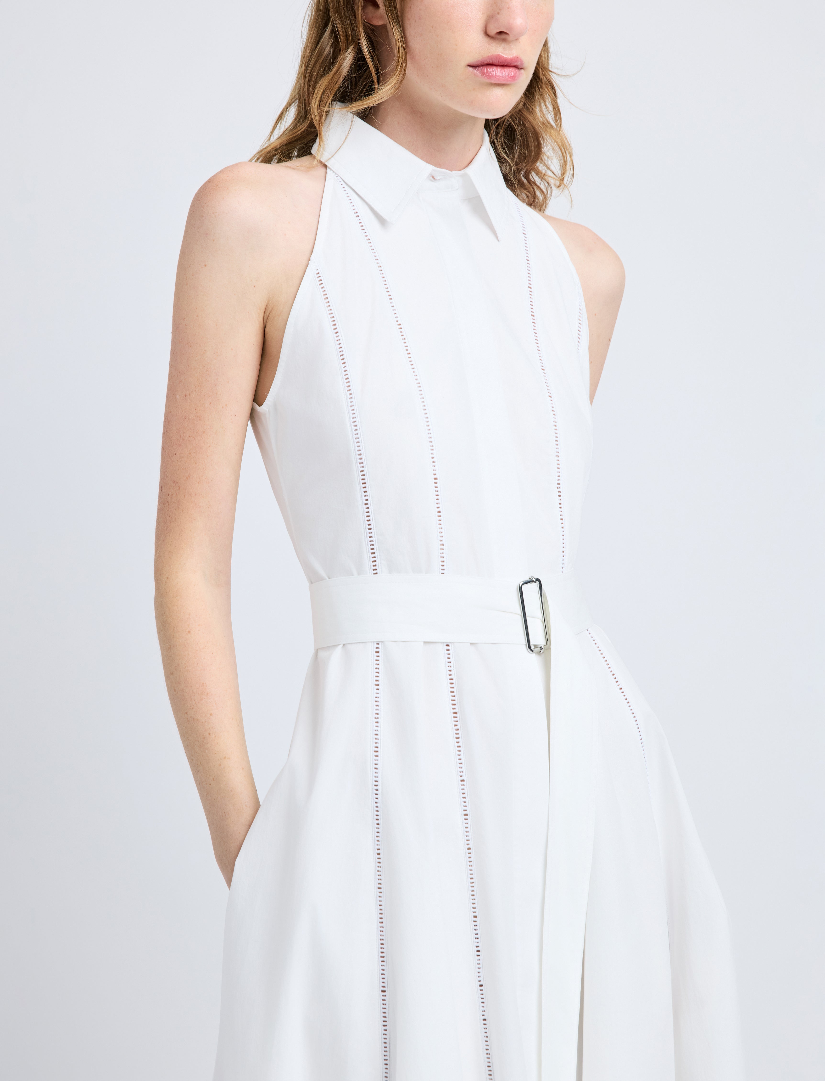 Daisy Women's Dress | Eco Cotton Poplin, Slim Fit 4