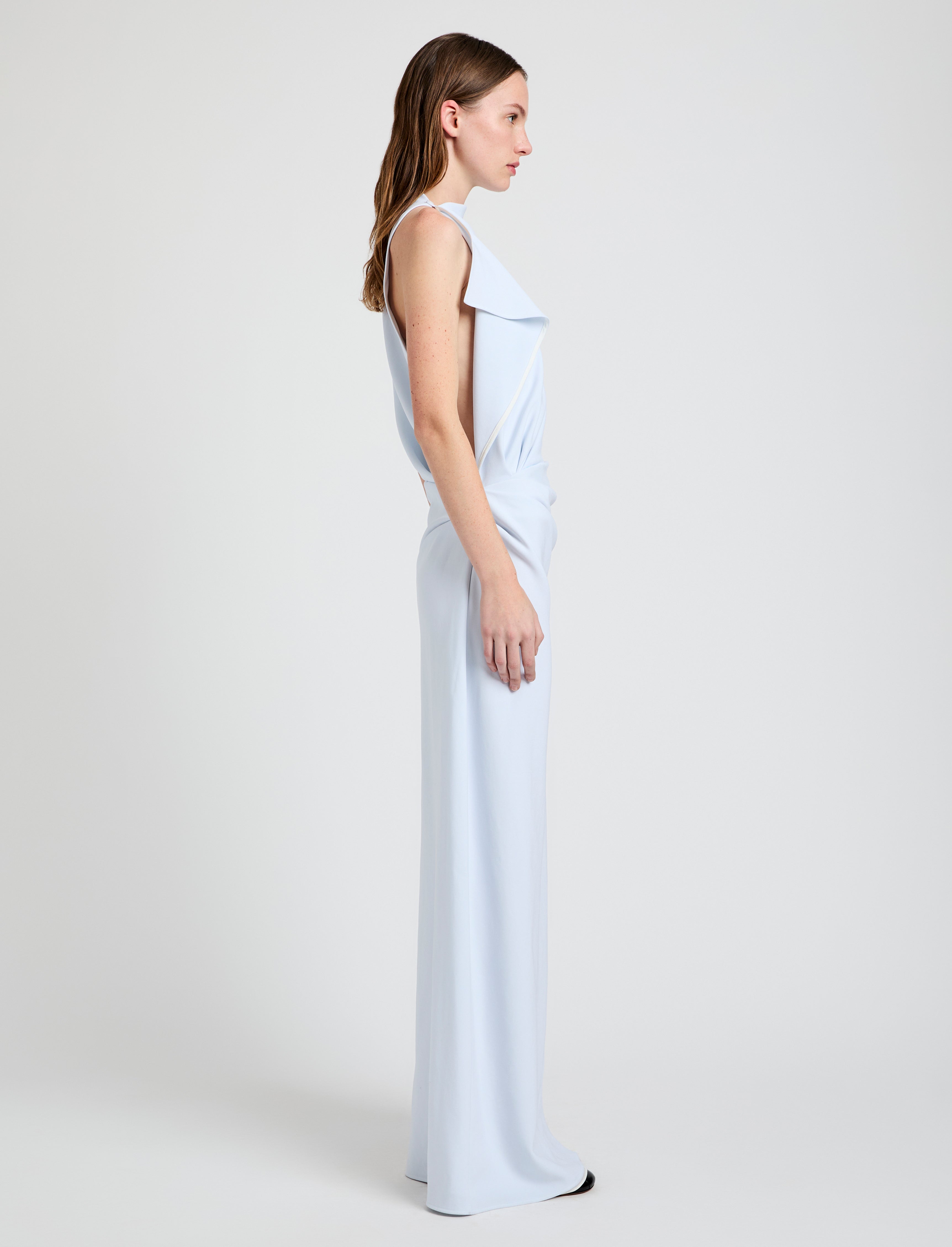 Daisy Women's Maxi Dress | Matte Double Crepe, Elegant 2