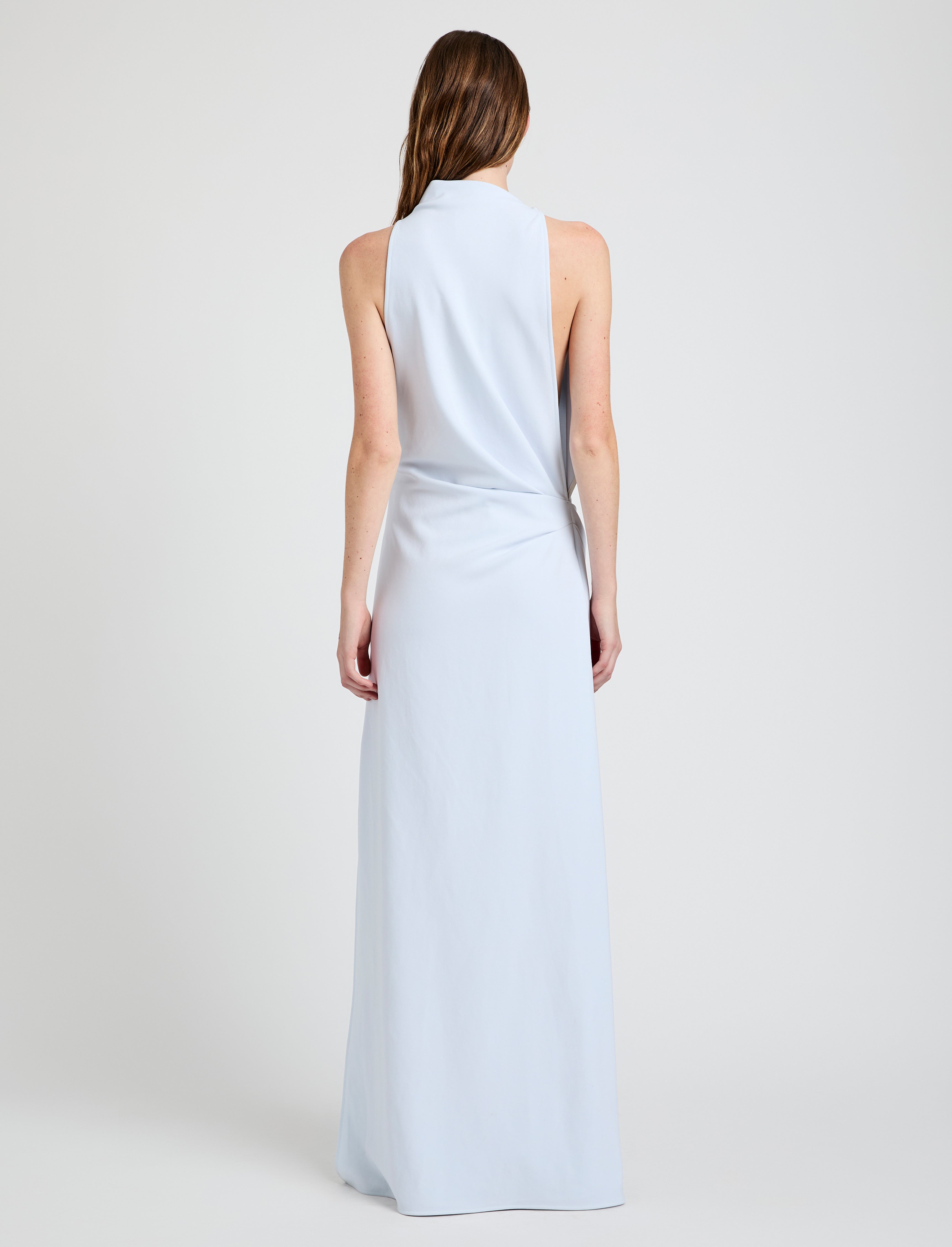 Daisy Women's Maxi Dress | Matte Double Crepe, Elegant 3