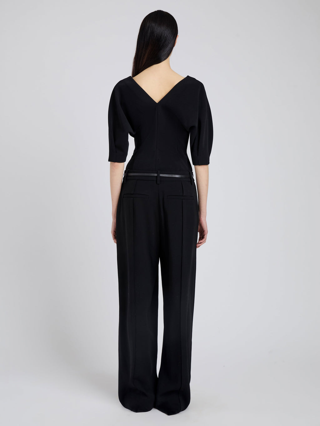 Dareen Women's Top | Compact Stretch Crepe, Slim Fit 4