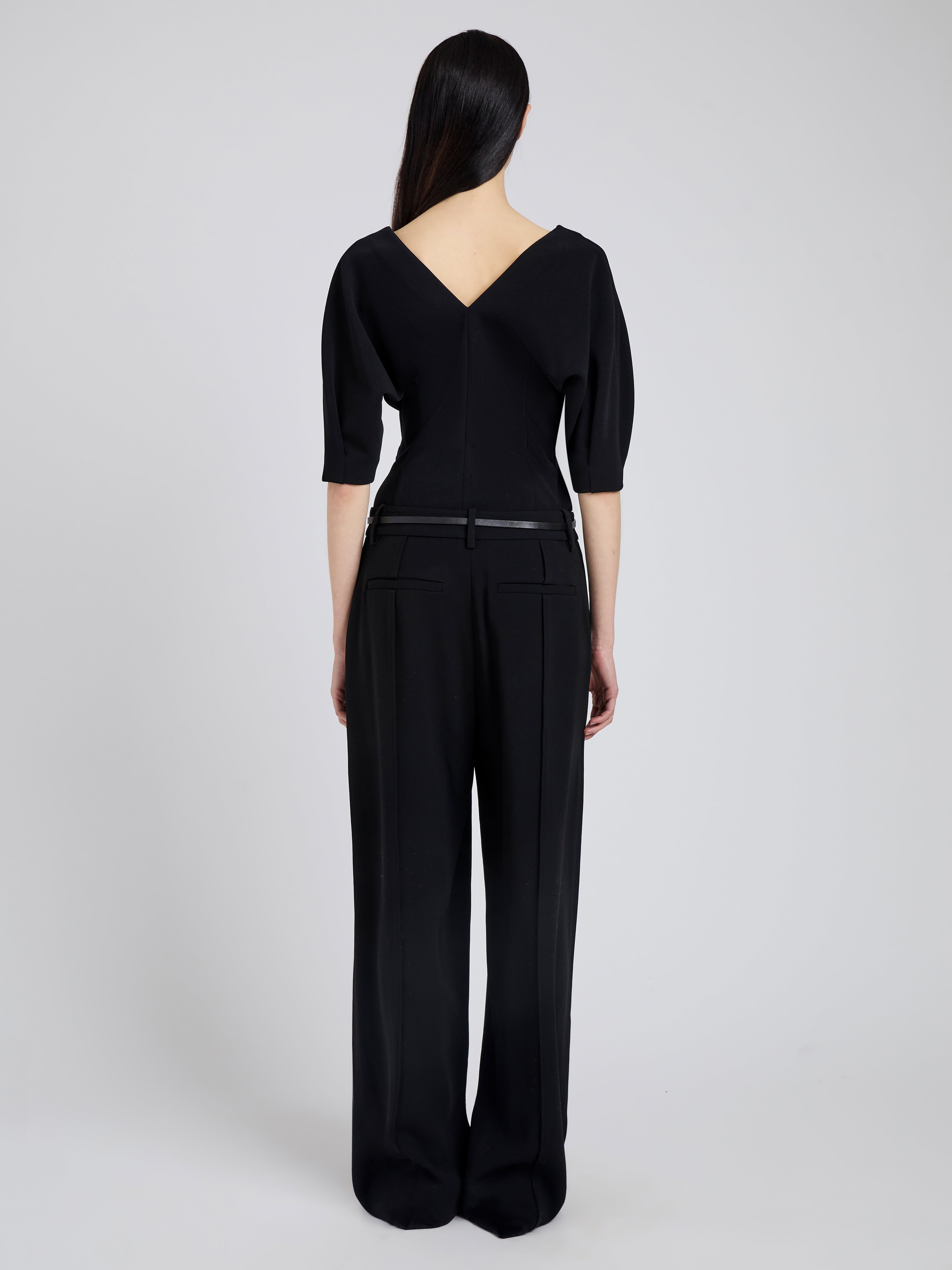 Dareen Women's Top | Compact Stretch Crepe, Slim Fit 4
