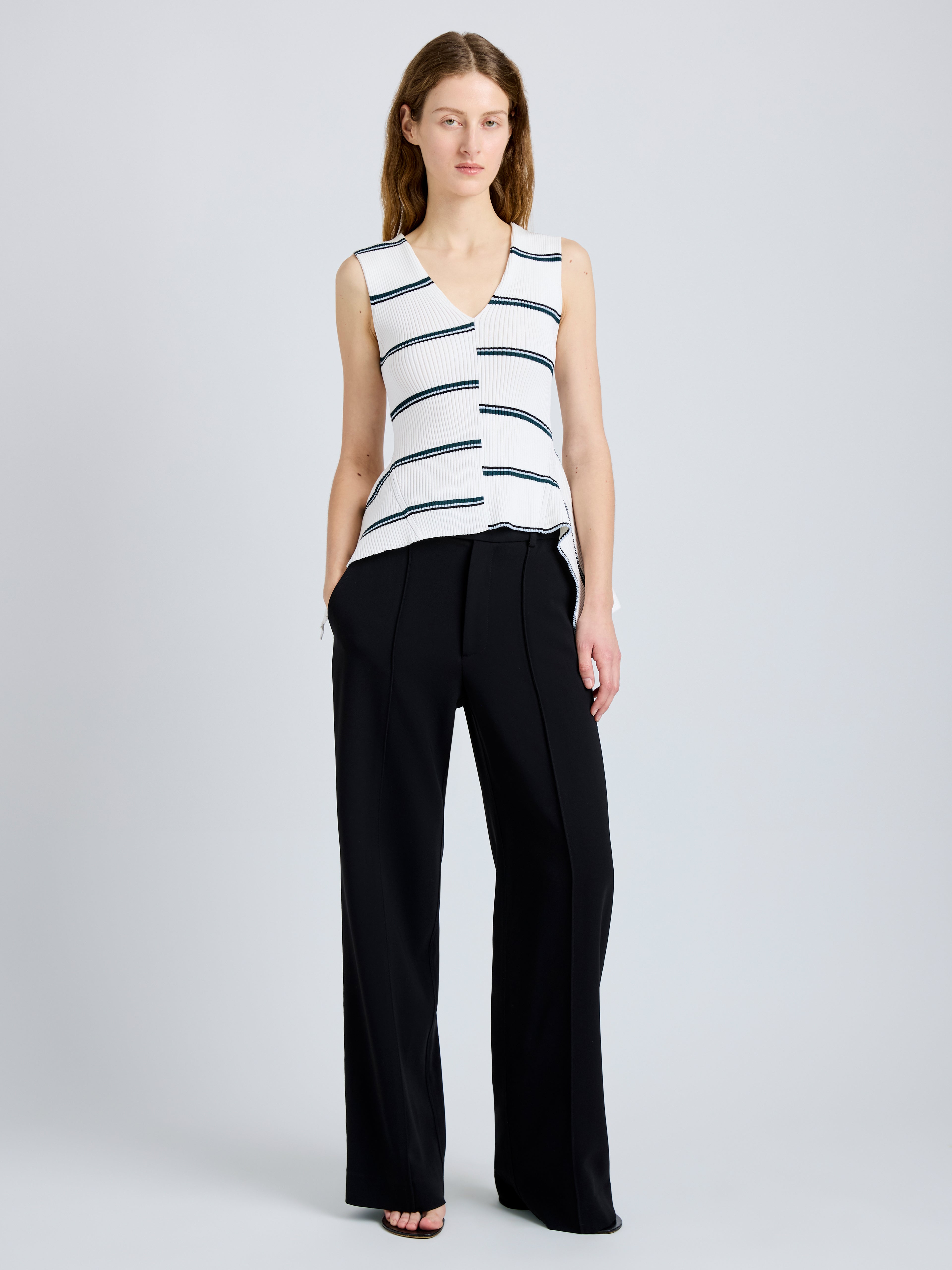 Evelyn Women's Top | Rib Knit, Slim Fit 2