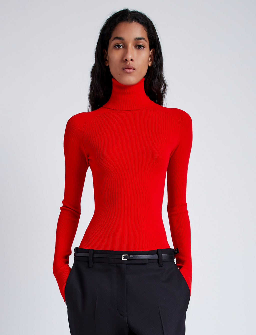 Fiona Women's Top | Matte Viscose Rib, Slim Fit 1