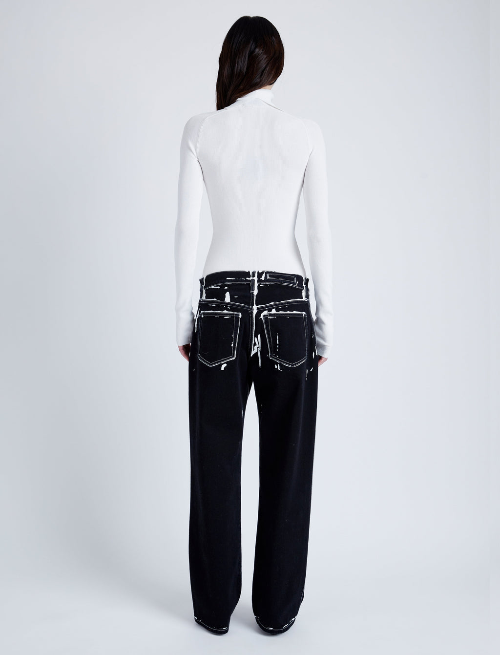 Fiona Women's Top | Matte Viscose Slim Fit Turtleneck Blouse 4