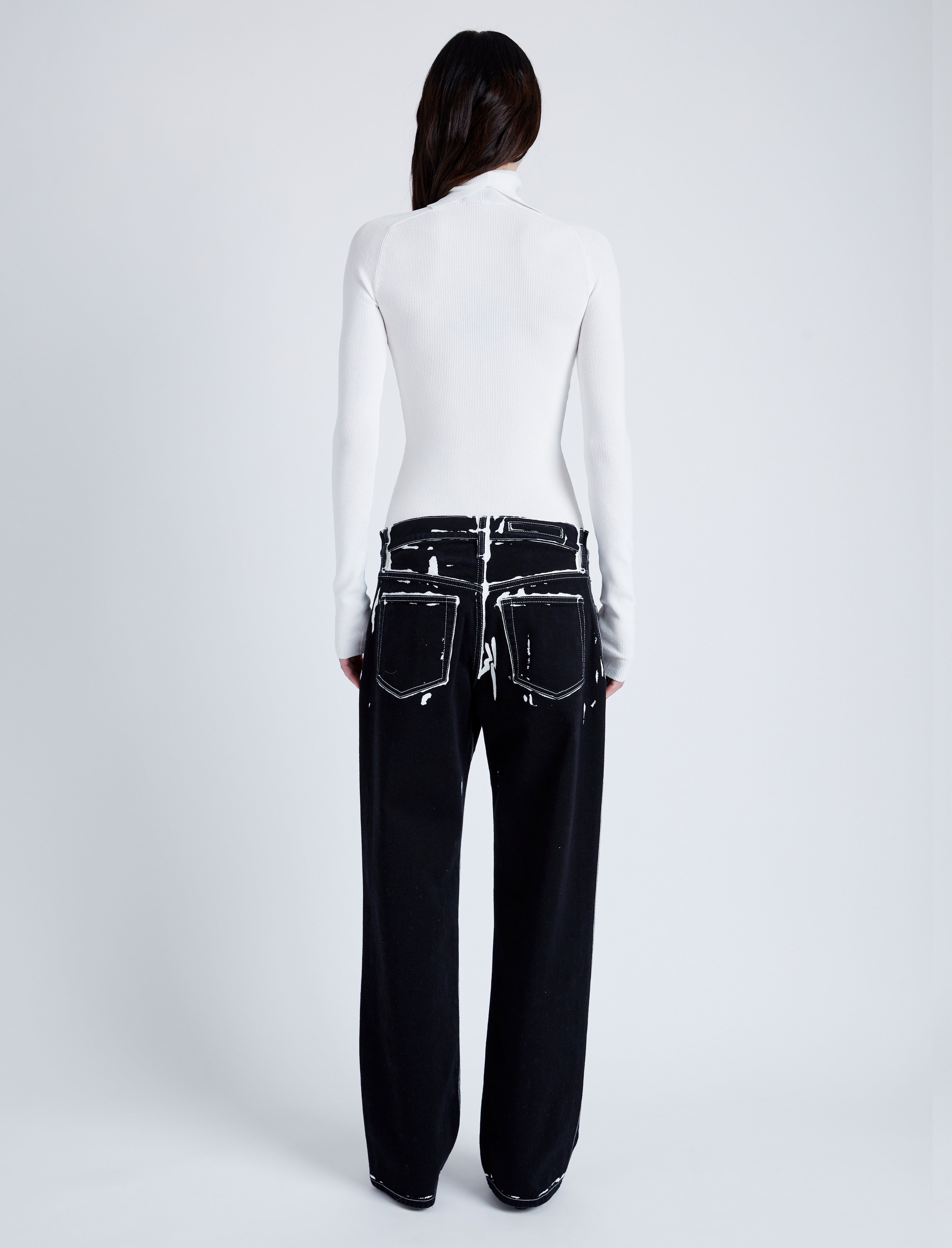 Fiona Women's Top | Matte Viscose Slim Fit Turtleneck Blouse 4