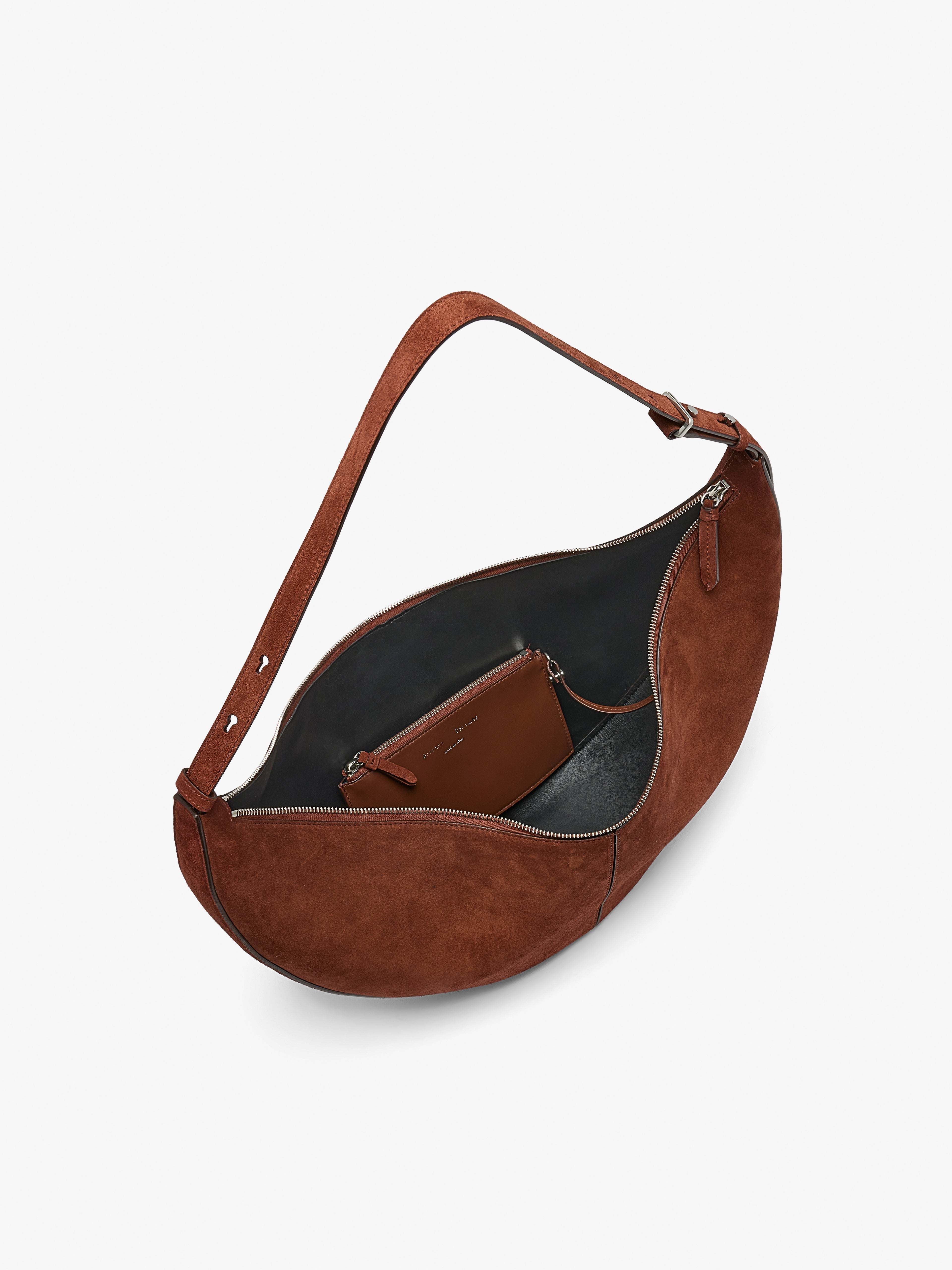 Hara Women's Hobo Bag | Soft Suede, Adjustable Strap Handbag 4