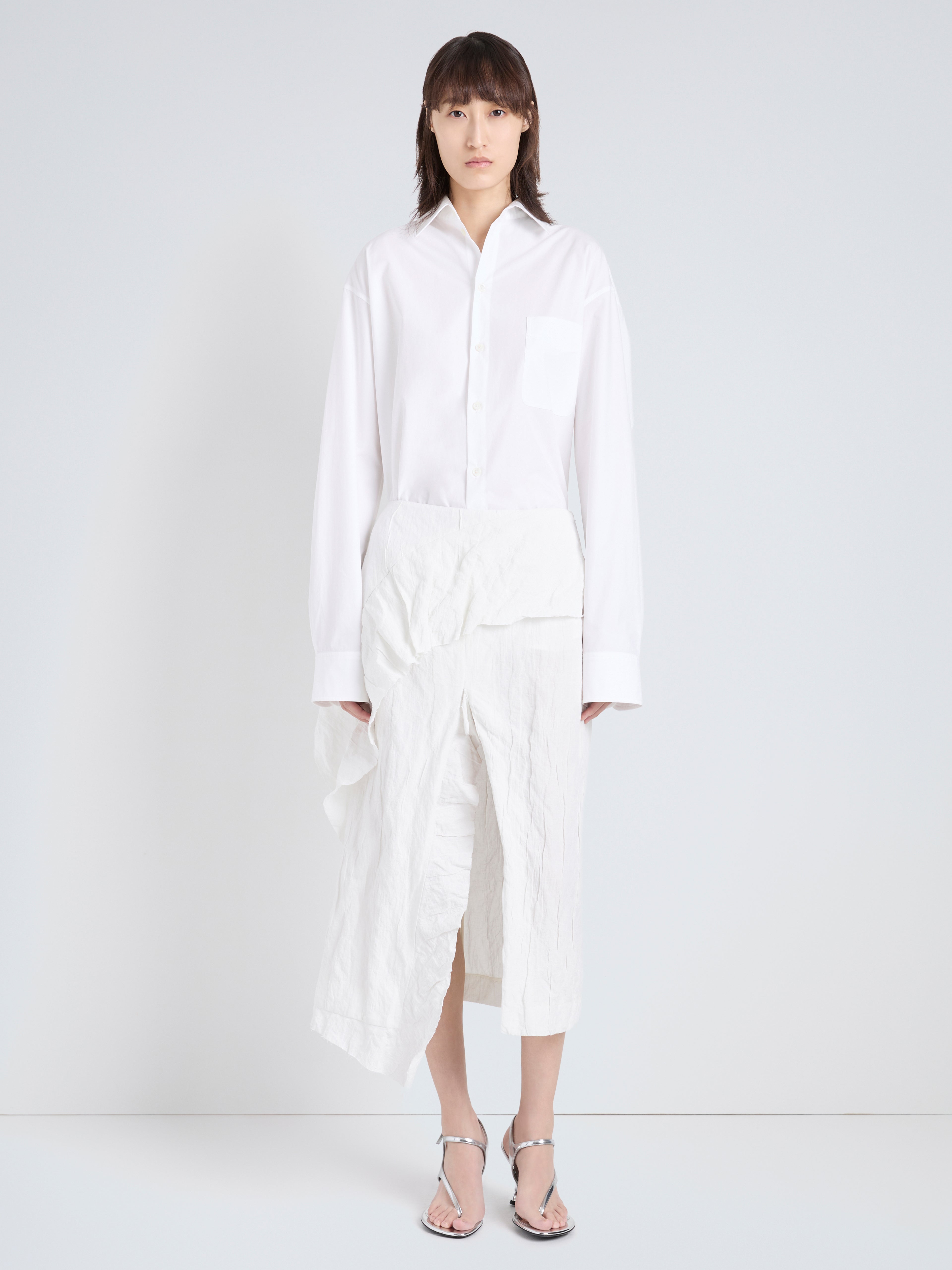 Harmonious Women's Skirt | Memory Cotton, Asymmetrical Drape 1