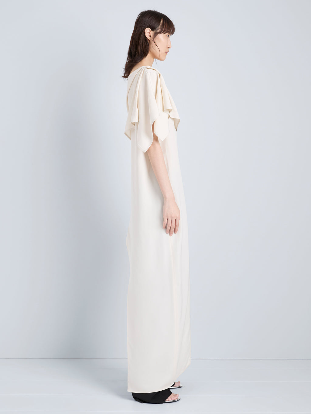 Haya Women's Top | One-Shoulder Viscose Twill 2