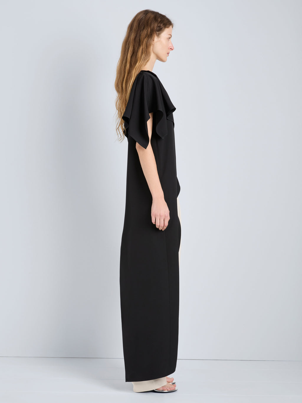 Haya Women's Top | One-Shoulder Viscose Twill 3
