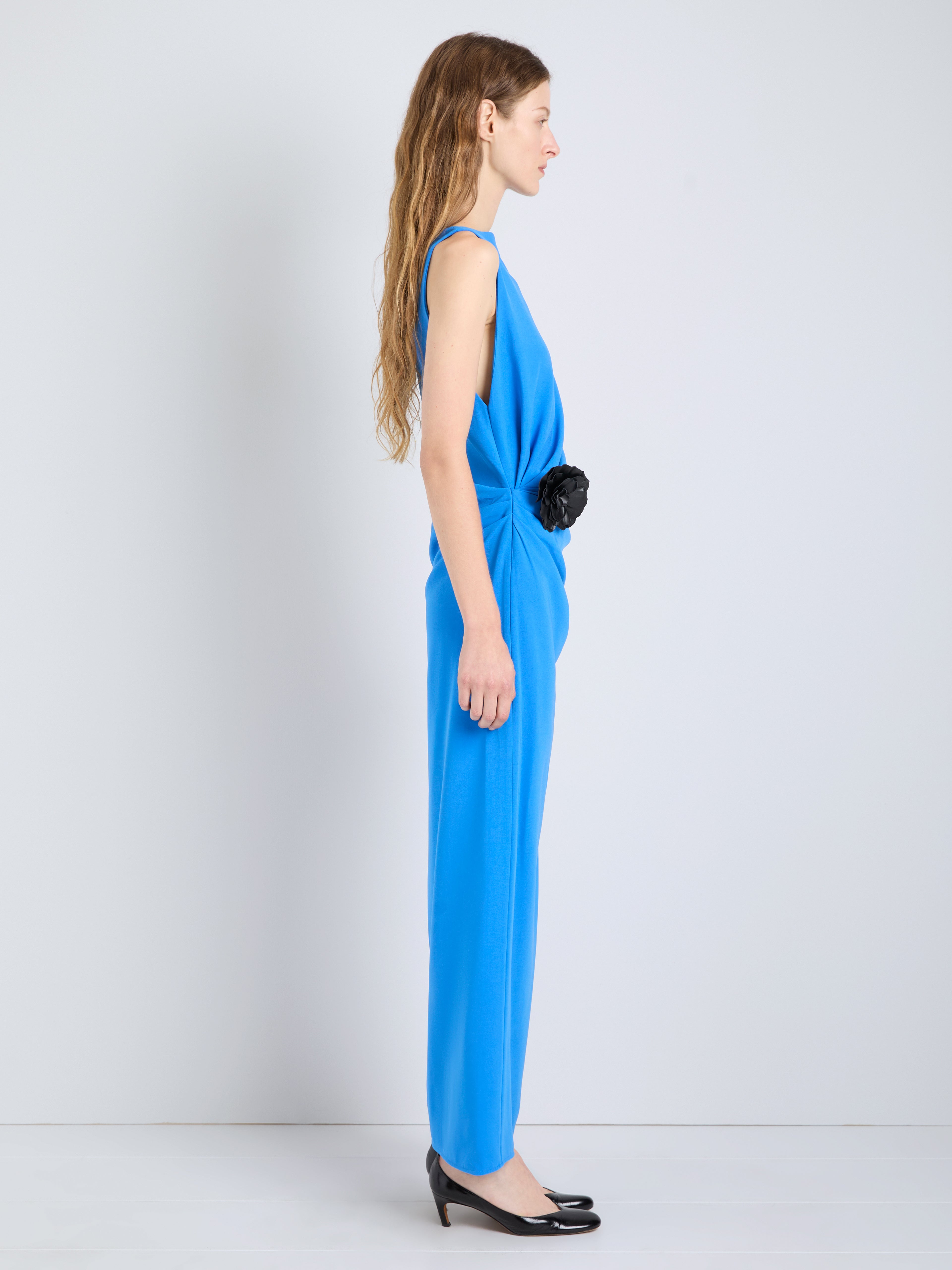 Indria Women's Dress | Matte Double Crepe, Elegant Design 2