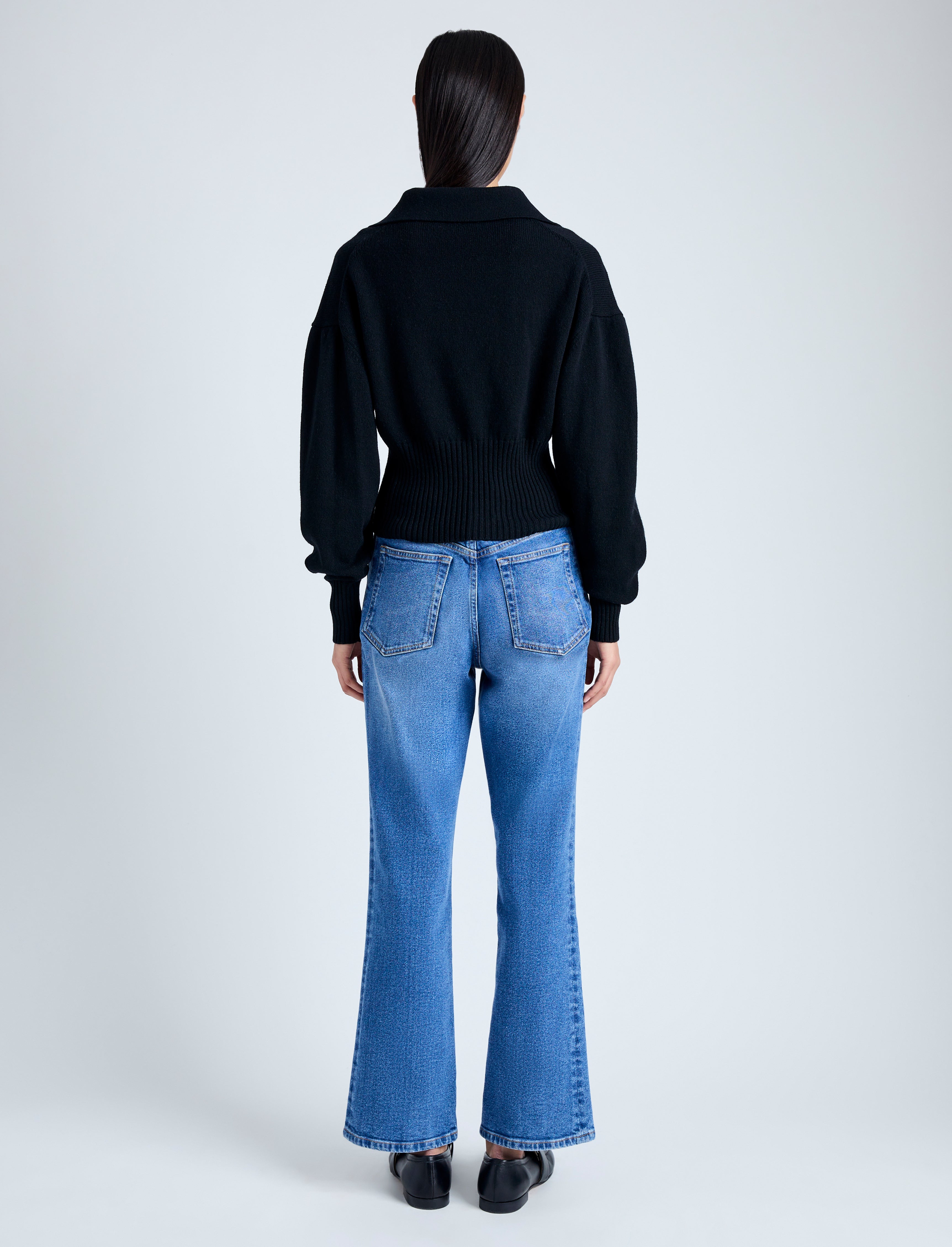 Jade Women's Cashmere Sweater | Eco Cashmere Blend, Polo Style 4
