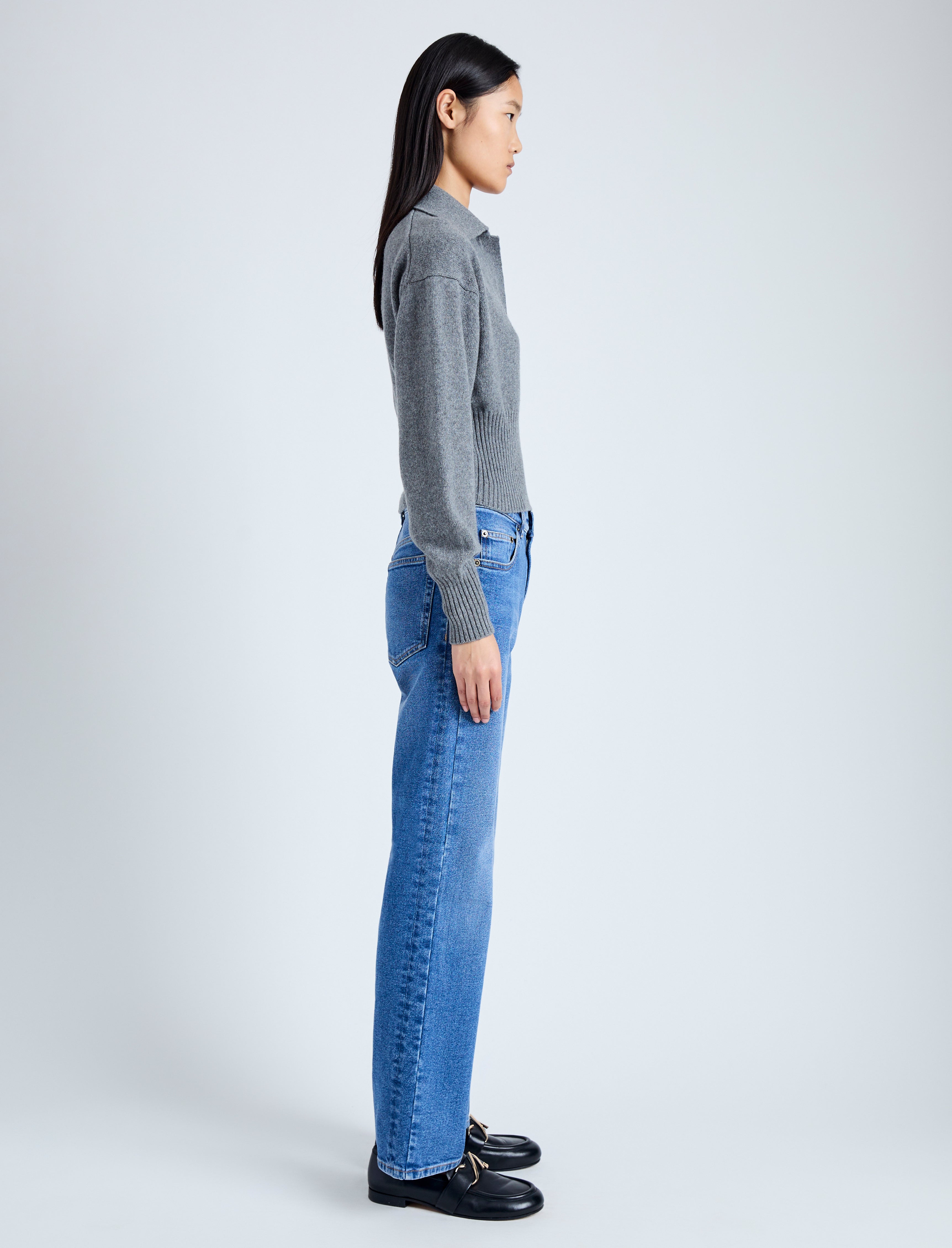Jade Women's Polo Sweater | Eco Cashmere Blend 3