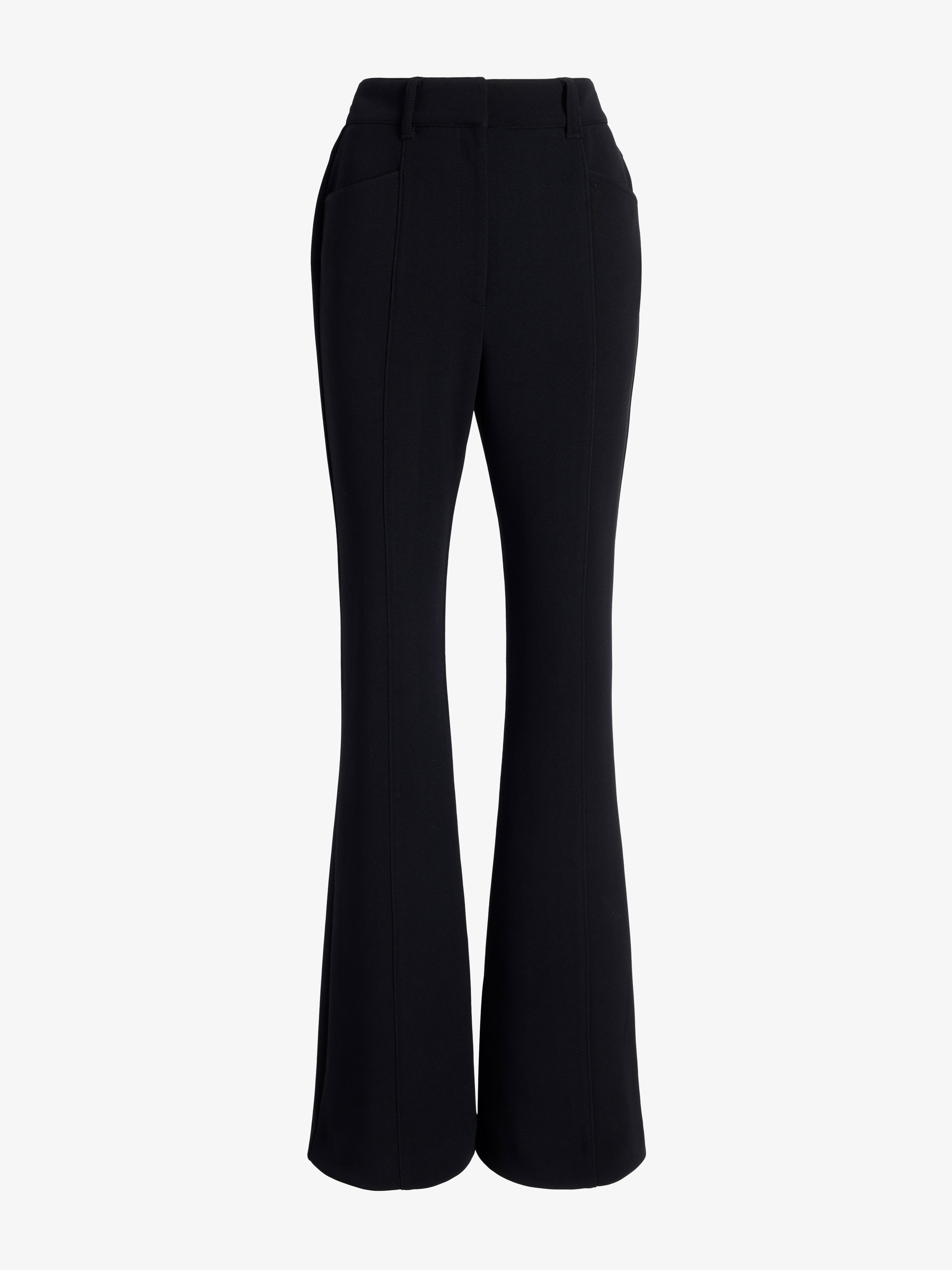 Kalea Women's Pant | Compact Stretch Crepe, Flared Hem 0