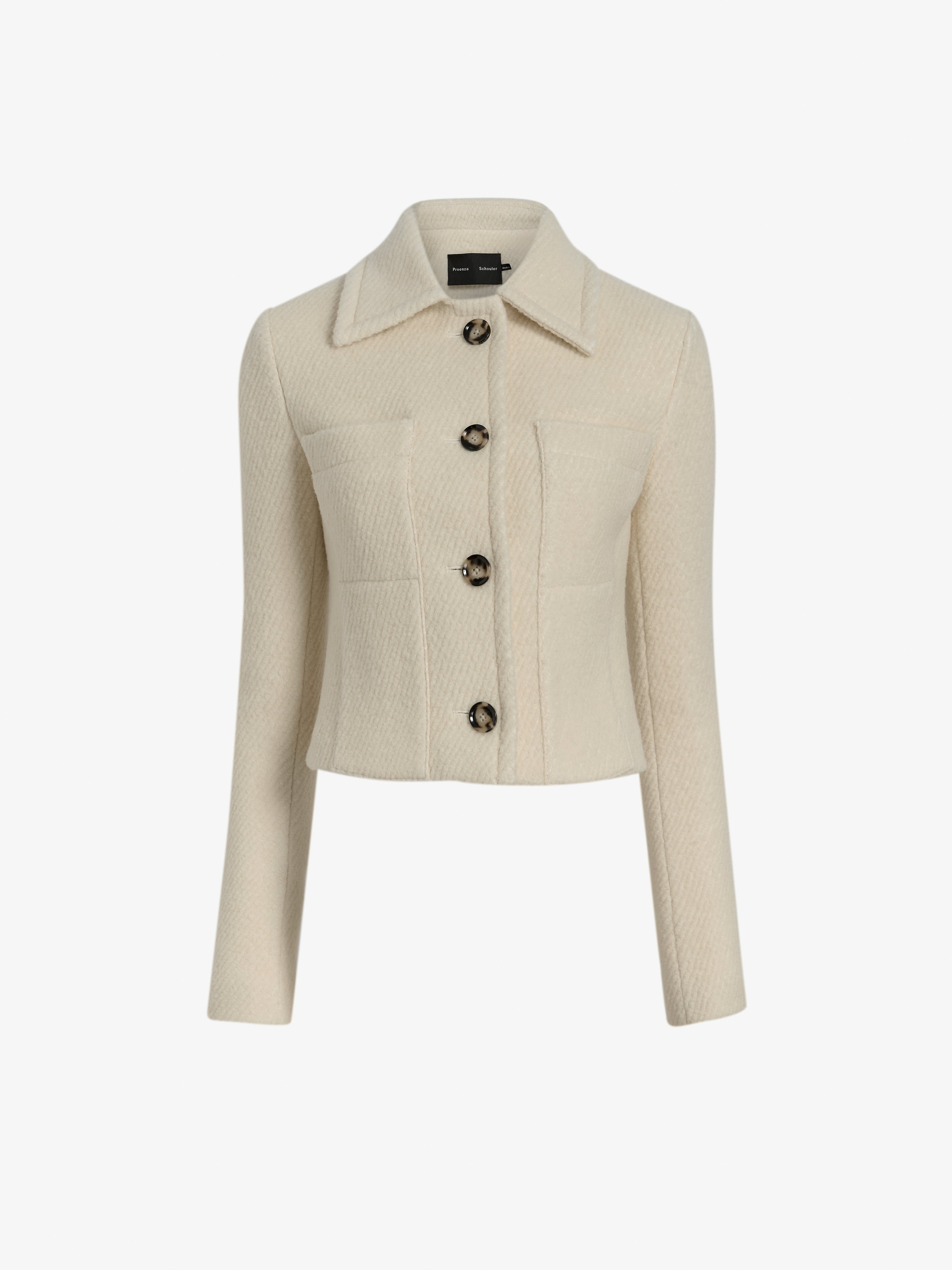 Kinsley Women's Jacket | Boucle Twill, Slim Fit 0
