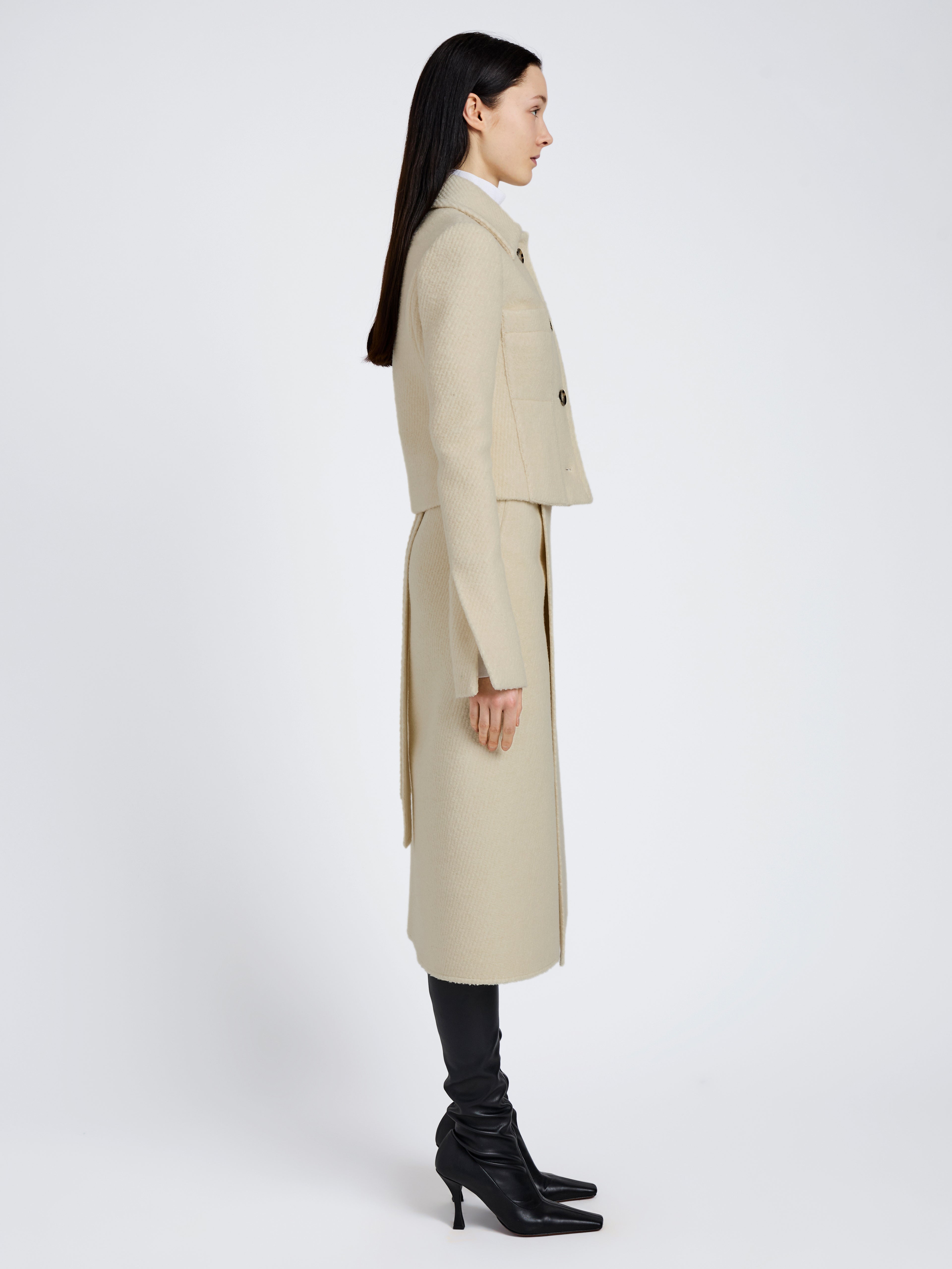 Kinsley Women's Jacket | Boucle Twill, Slim Fit 3
