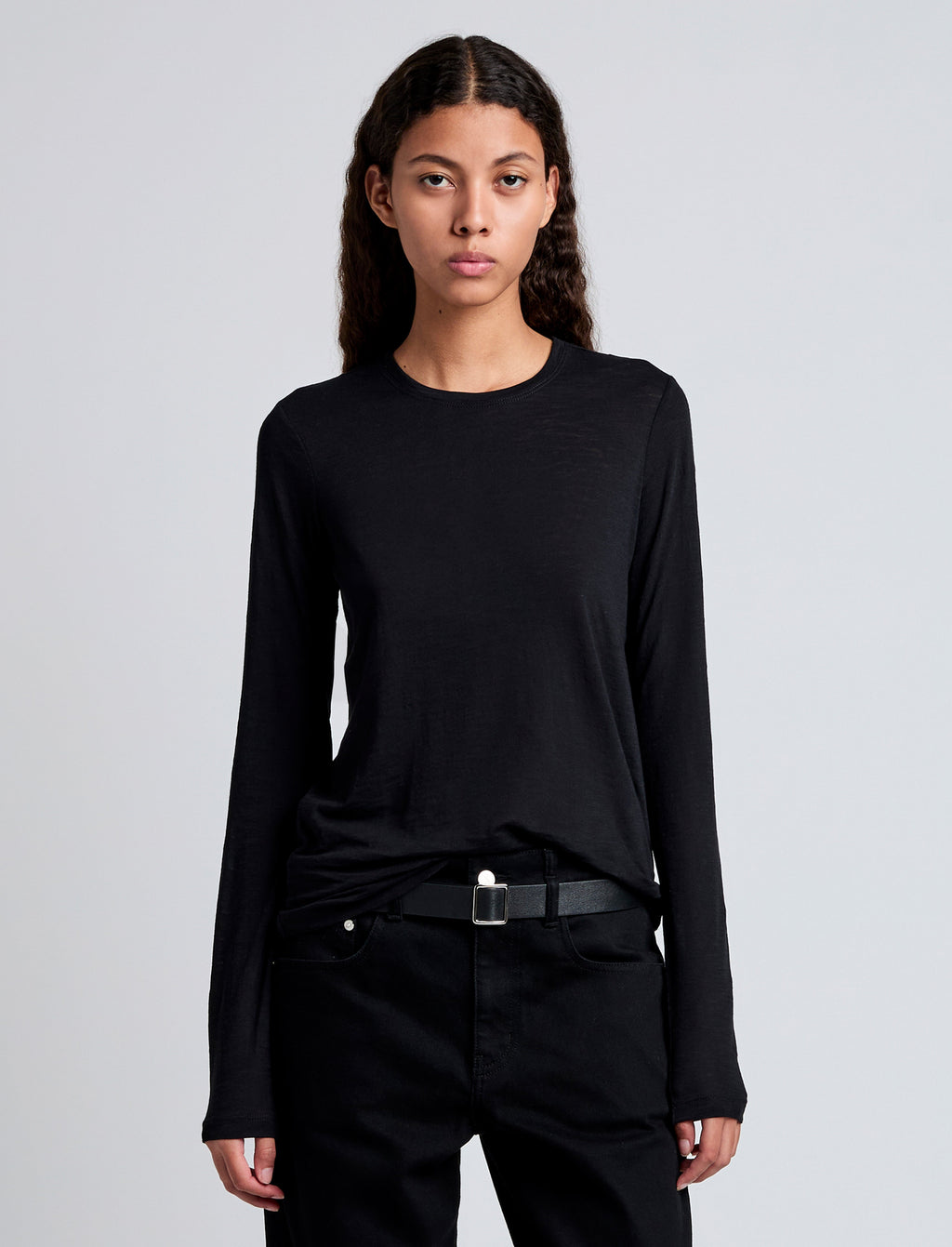 Luna Women's Long Sleeve T-Shirt | 100% Cotton, Casual 1