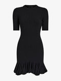 Luna Women's Mini Dress | Viscose Ribbed, Flared Hem 0