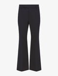 Marlene Women's Cropped Pants | Tropical Wool, High-Rise 0