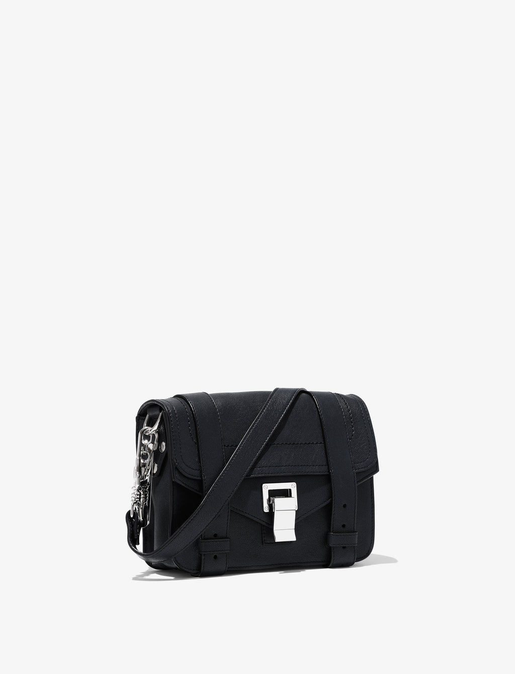 Parker Women's Crossbody Purse | Black Lambskin Leather, Versatile Design 2