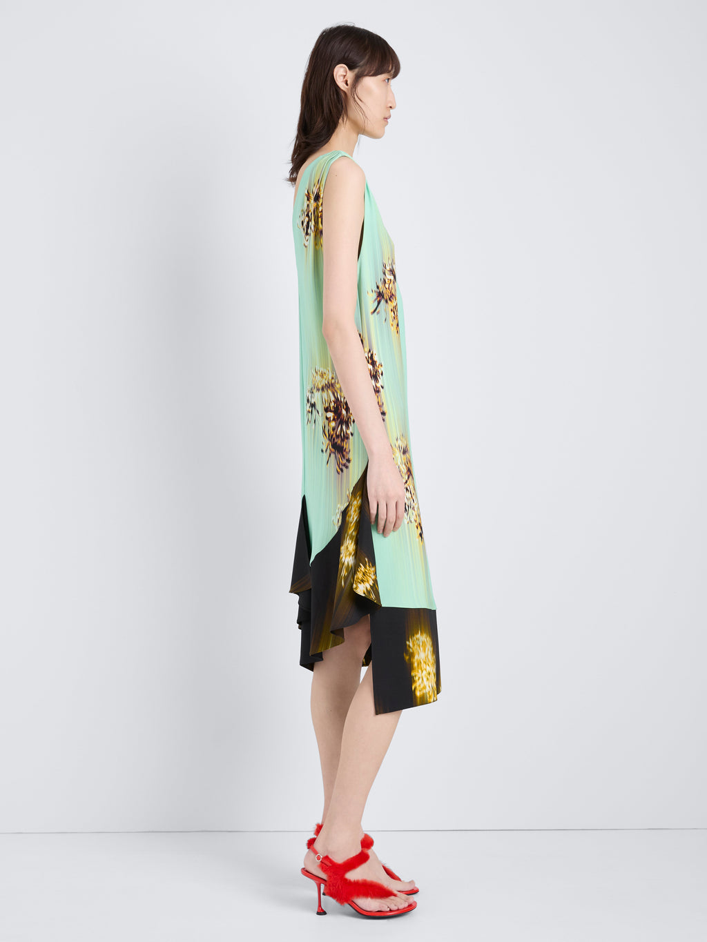 Rhetta Women's Dress | Floral Printed Viscose Cady 2