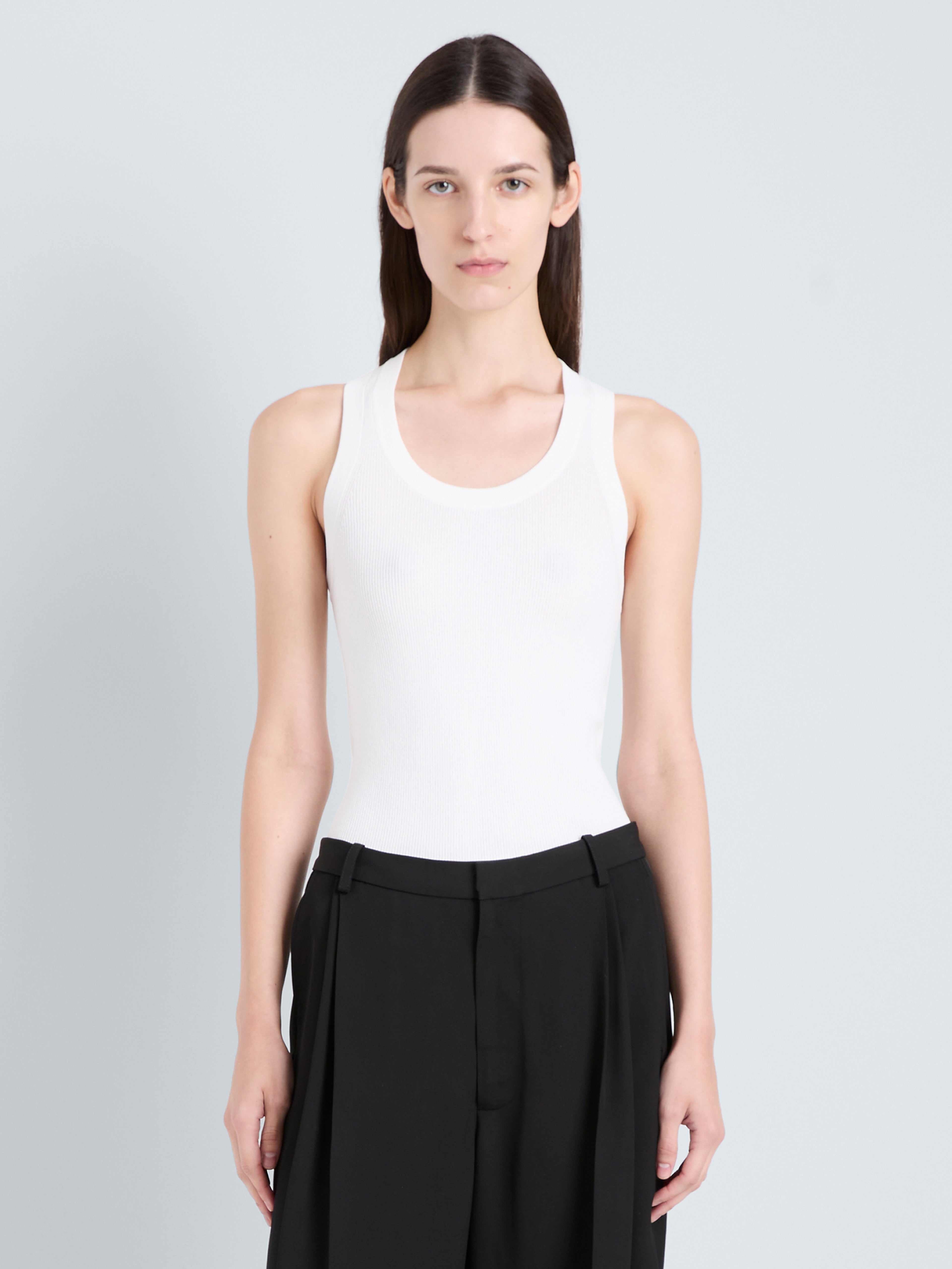Riley Women's Tank Top | Slim Fit Matte Viscose Rib 1