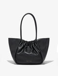 Rita Women's Tote Bag | 100% Leather, Stylish Ruched Design 0