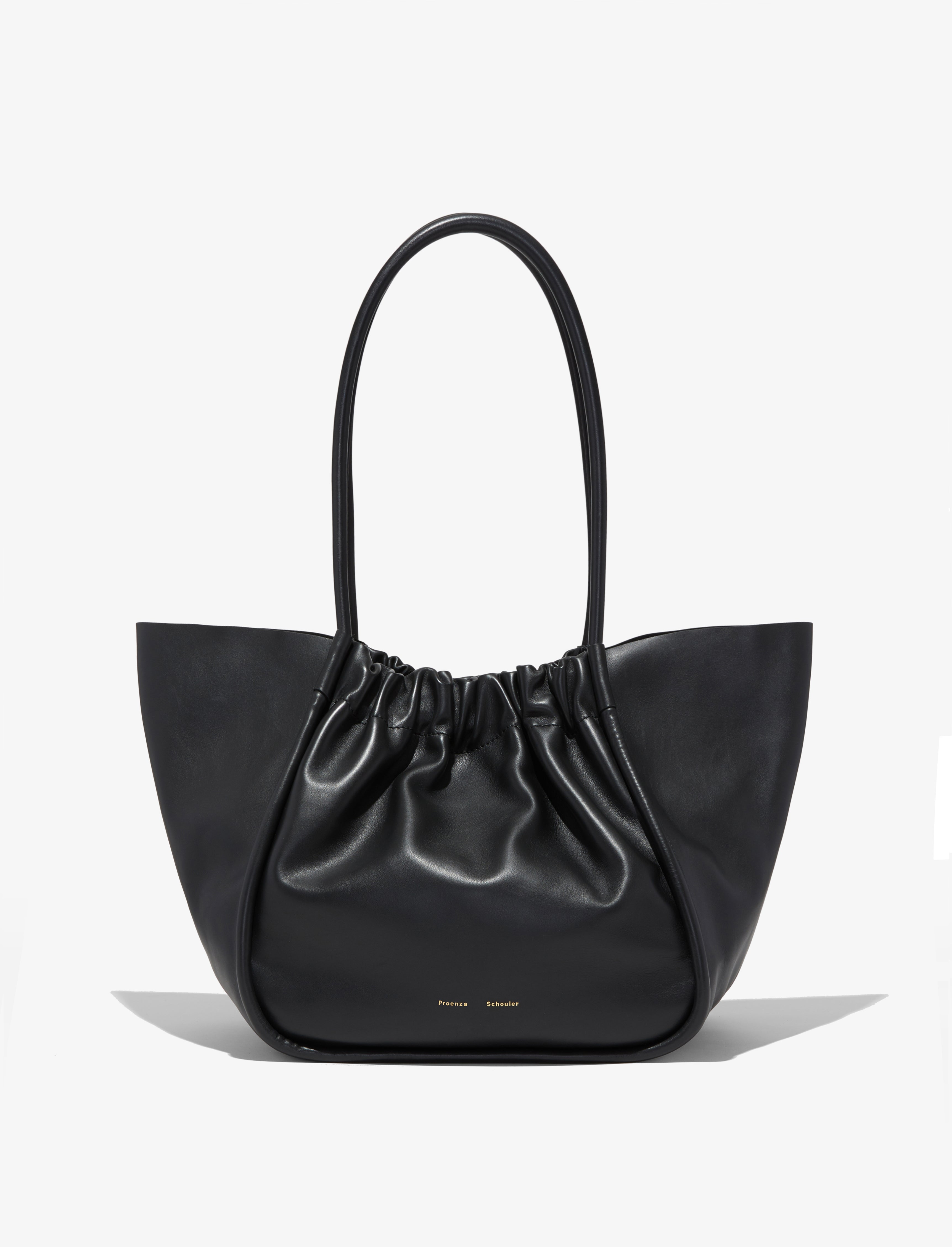 Rita Women's Tote Bag | 100% Leather, Stylish Ruched Design 0