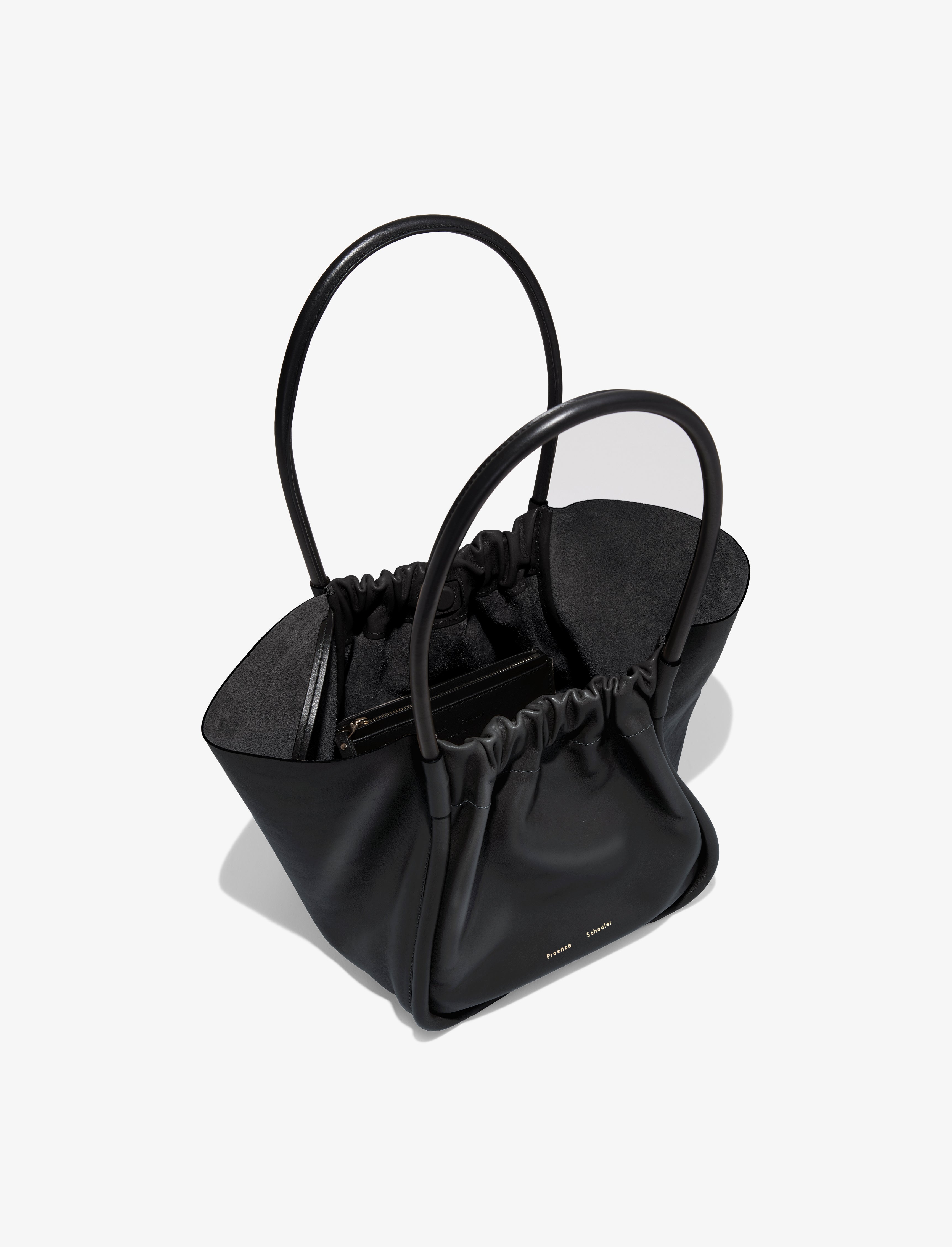 Rita Women's Tote Bag | 100% Leather, Stylish Ruched Design 4